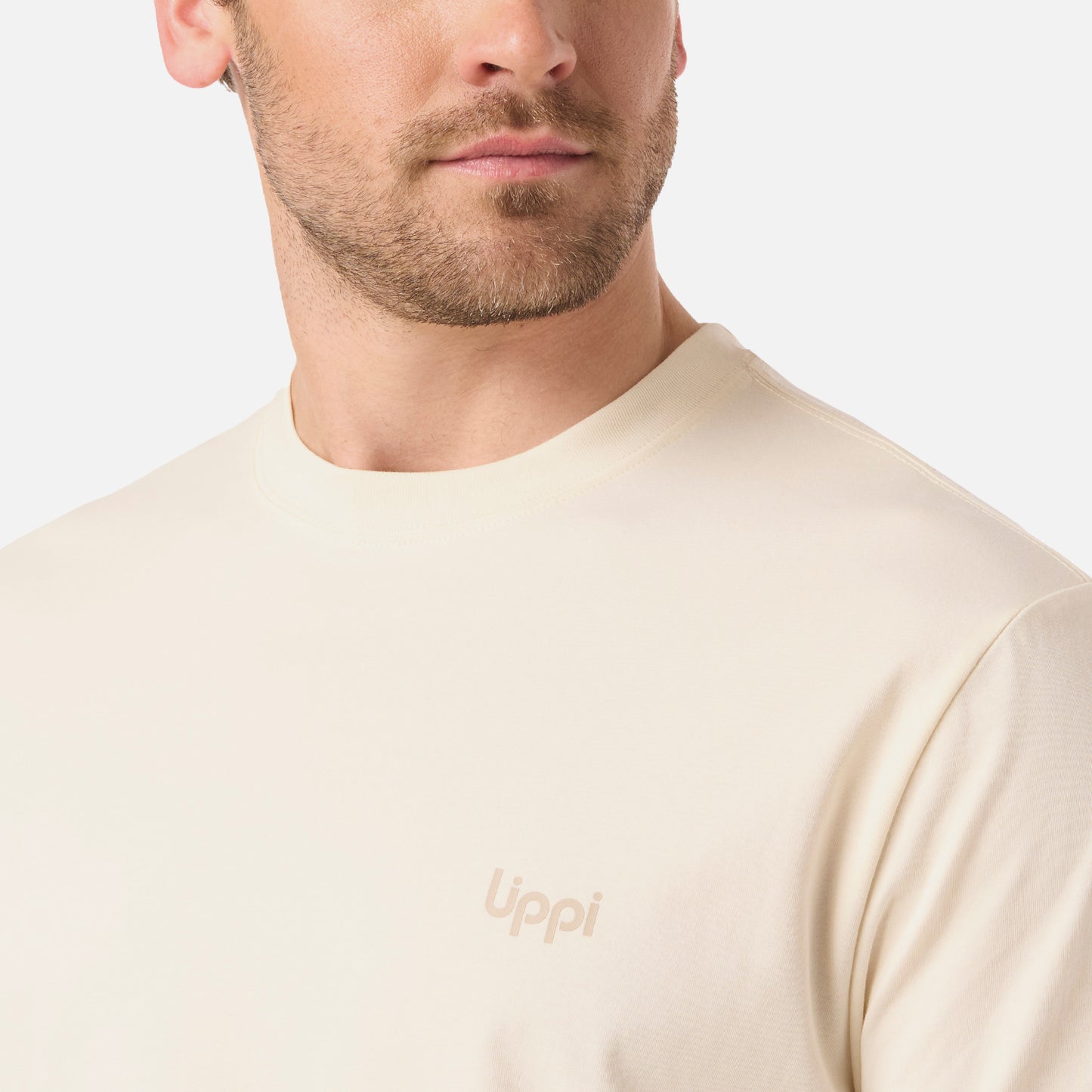 Polera Hombre Green Sorona T-Shirt Crema Lippi