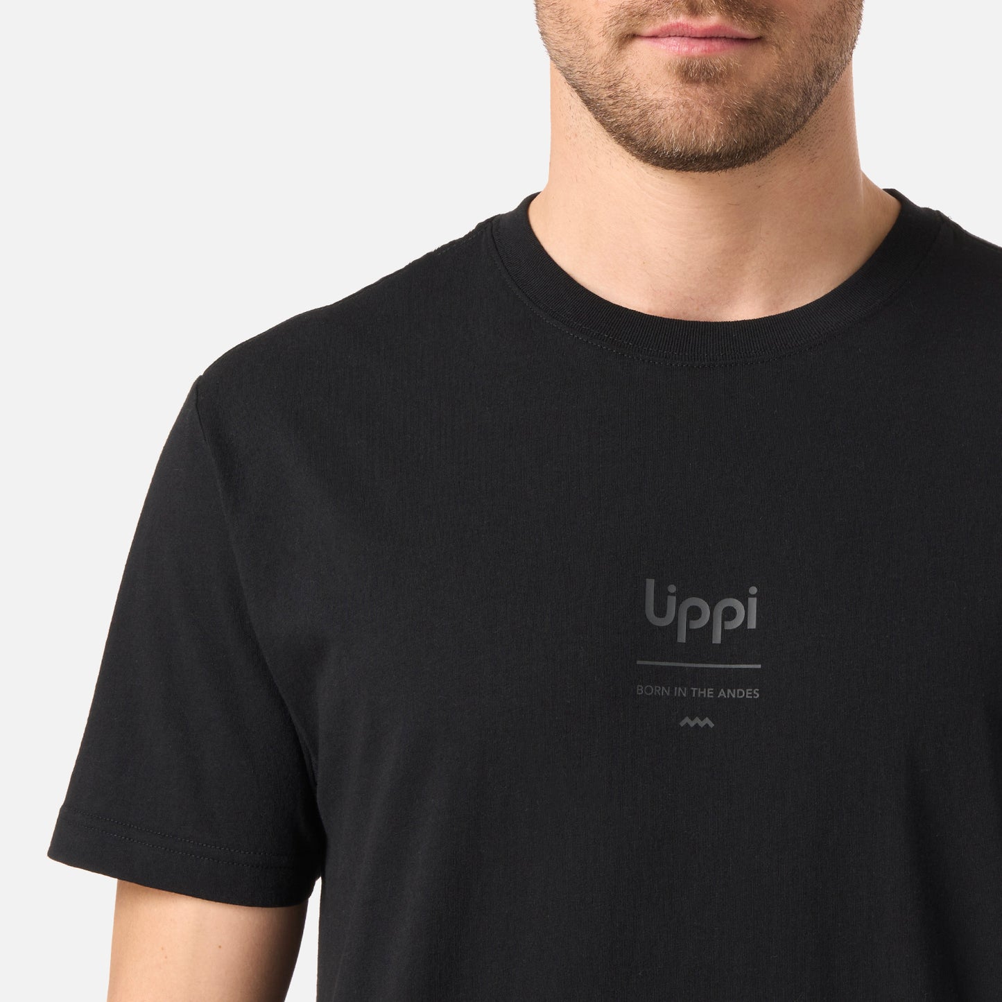 Polera Hombre Adventure Page T-Shirt Negro Lippi