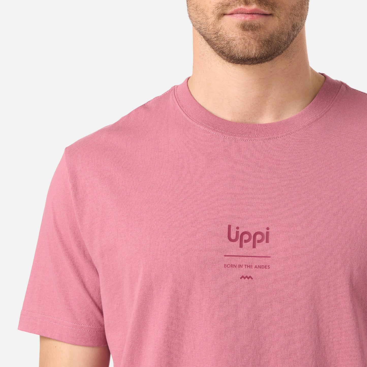 Polera Hombre Adventure Page T-Shirt Rosa Oscuro Lippi