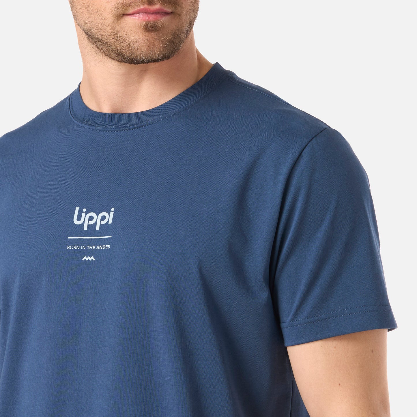 Polera Hombre Ulmo Mid Point Sorona T-Shirt Azul Oscuro Lippi