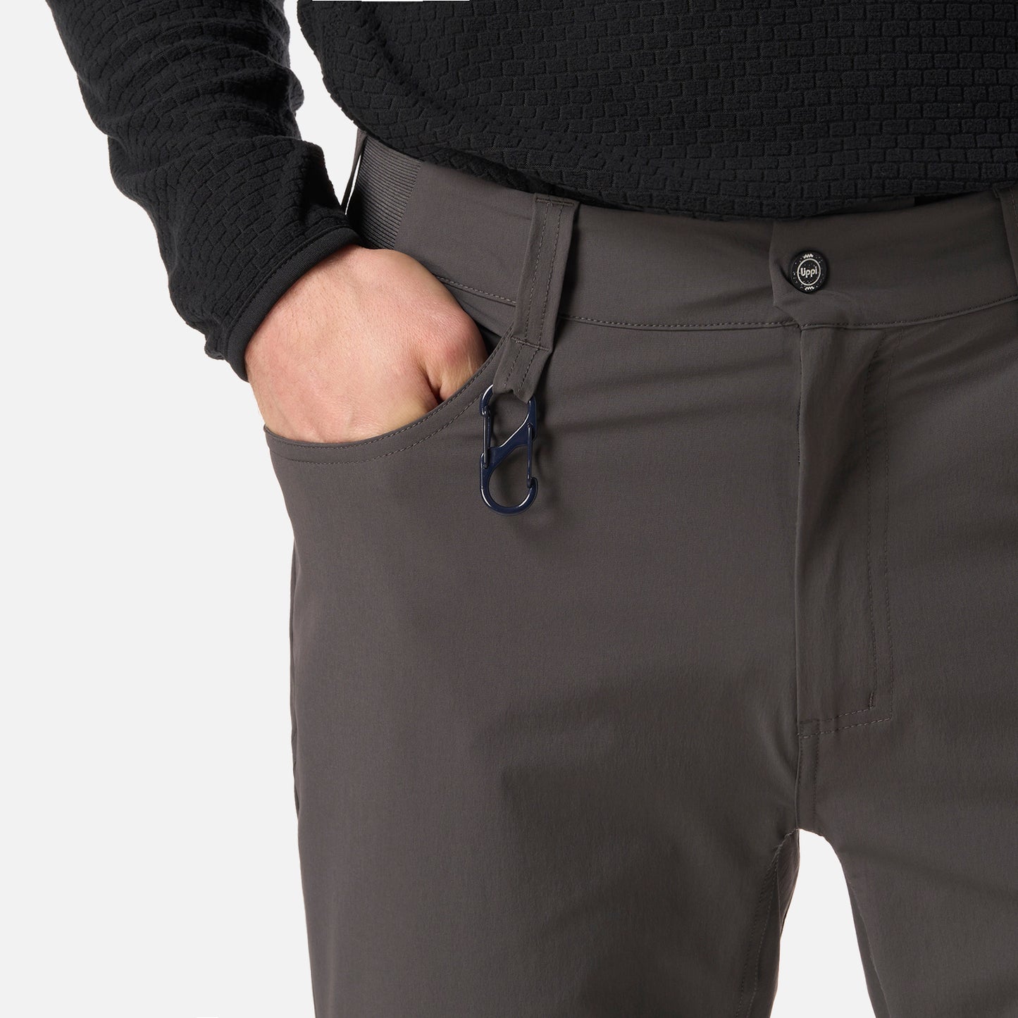 Pantalón Hombre Lennox Q-Dry Mix-2 Pants Gris Medio Lippi