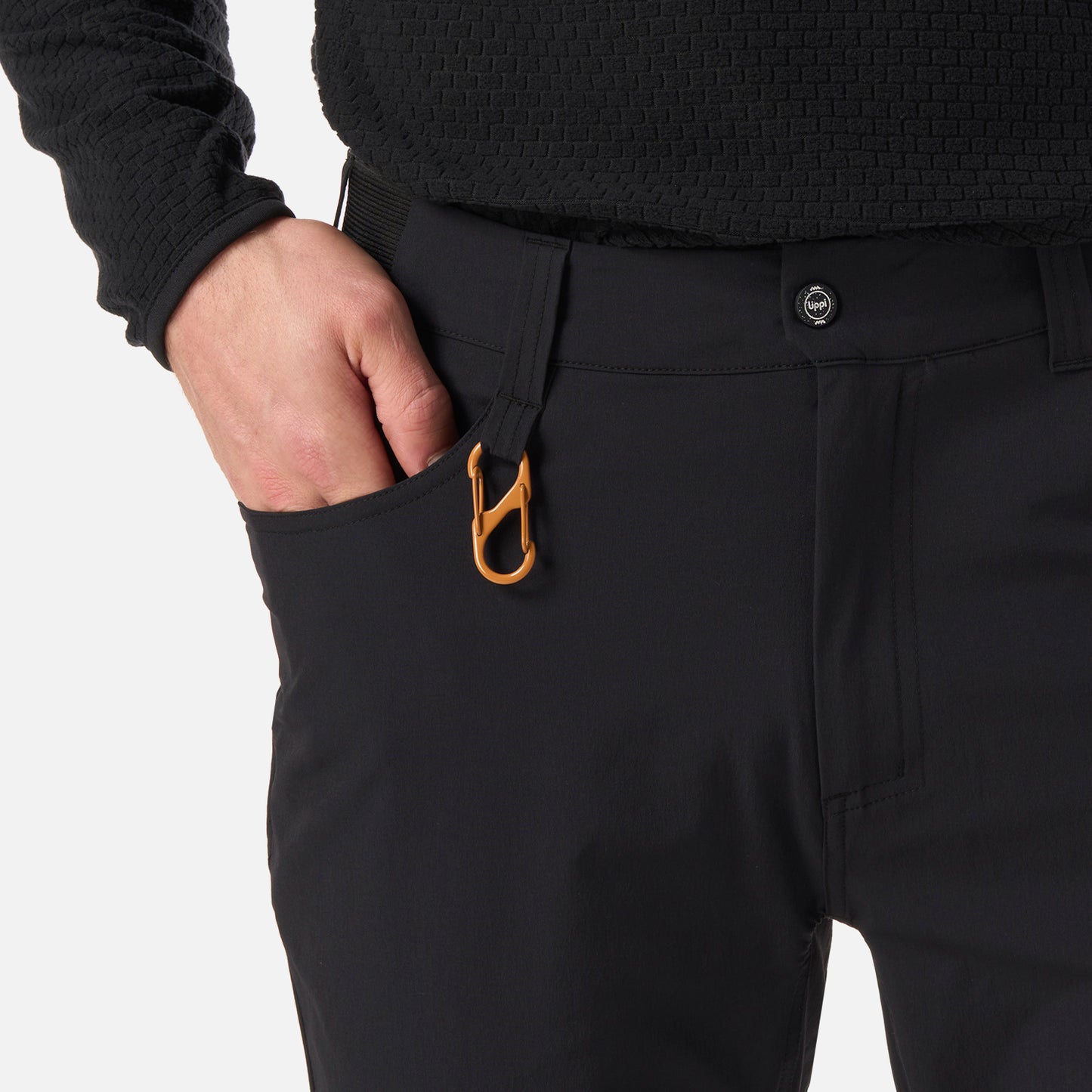 Pantalón Hombre Lennox Q-Dry Mix-2 Pants Negro Lippi