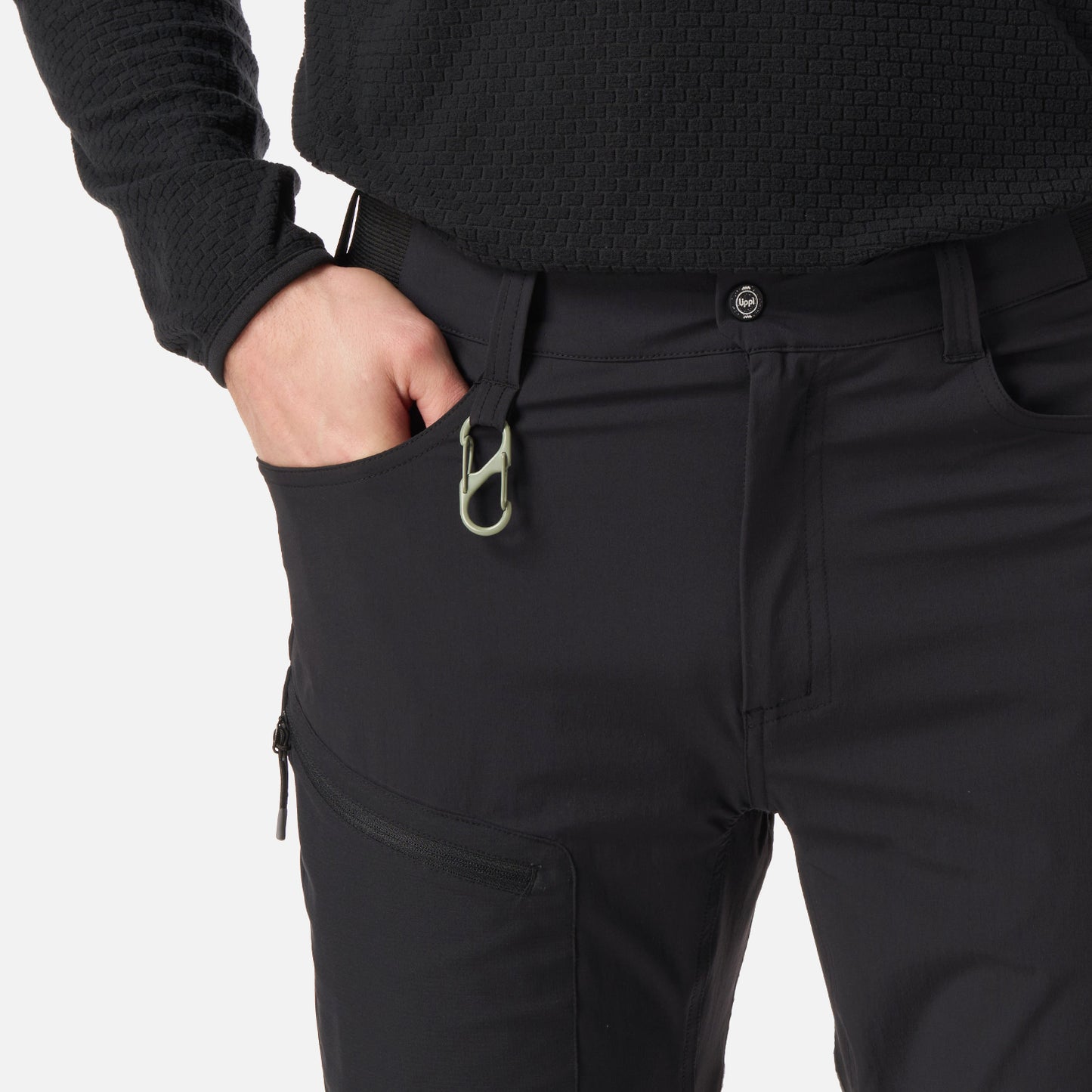 Pantalón Hombre Lennox Q-Dry Regular Fit Pants Negro Lippi