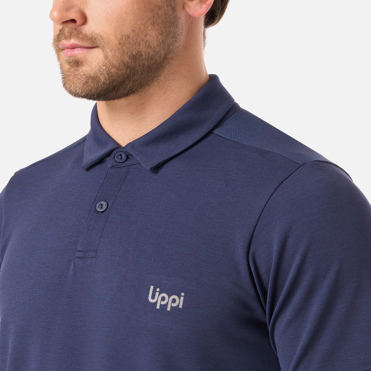 Polera Hombre B-Classic Seamless Polo Azul Oscuro Lippi