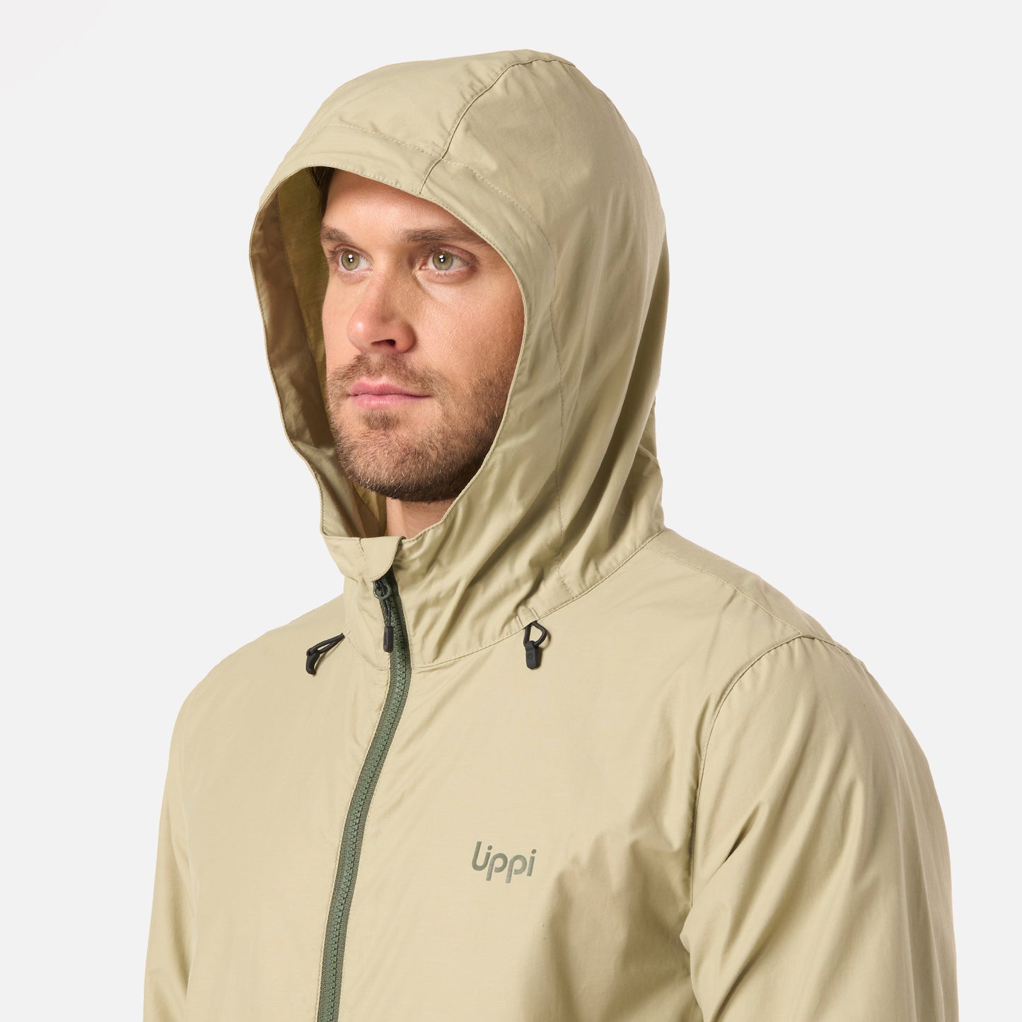 Chaqueta Hombre WindLand WindBreaker Hoody Jacket Verde Oliva Lippi