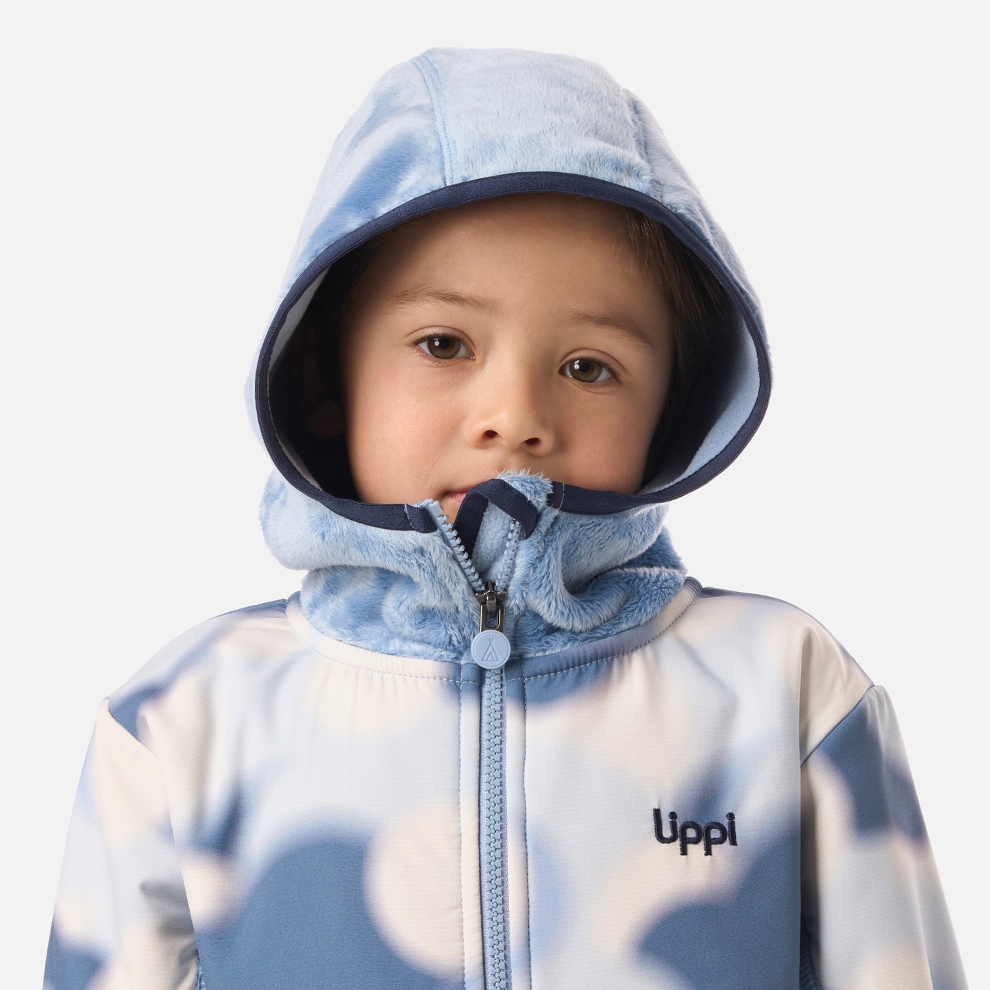 Polar Niño Grillo Therm-Pro Hoody Jacket Azul Piedra Lippi