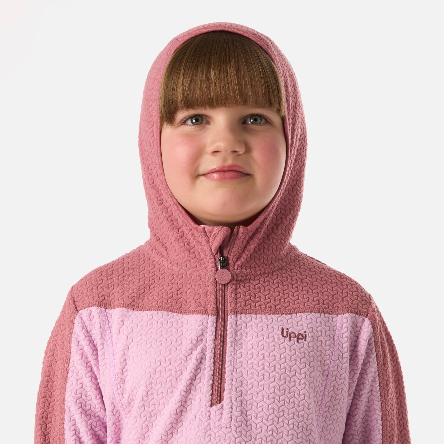Polerón Niña Saltamontes Nano-F 1/4 Zip Hoody Rosa Lippi