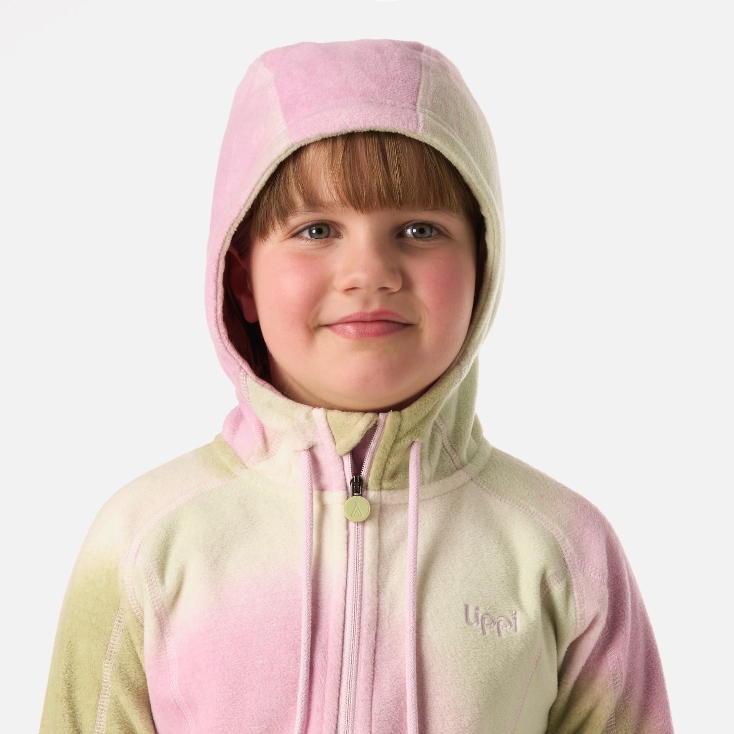 Polar Niña Cold Day Therm-Pro Hoody Jacket Gris Claro / Verde Agua Lippi