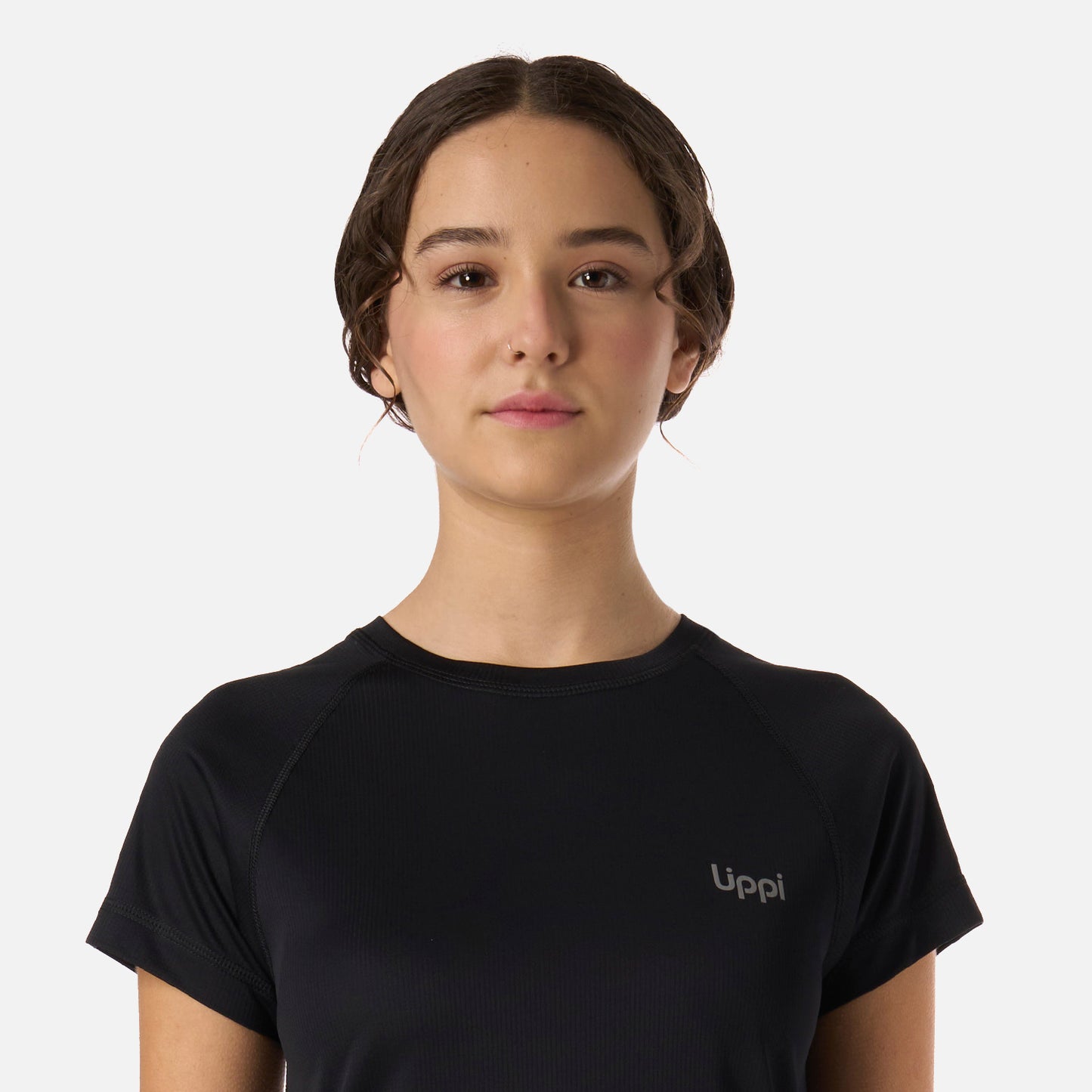 Polera Teen Girl Core Q-Dry T-Shirt Negro Lippi