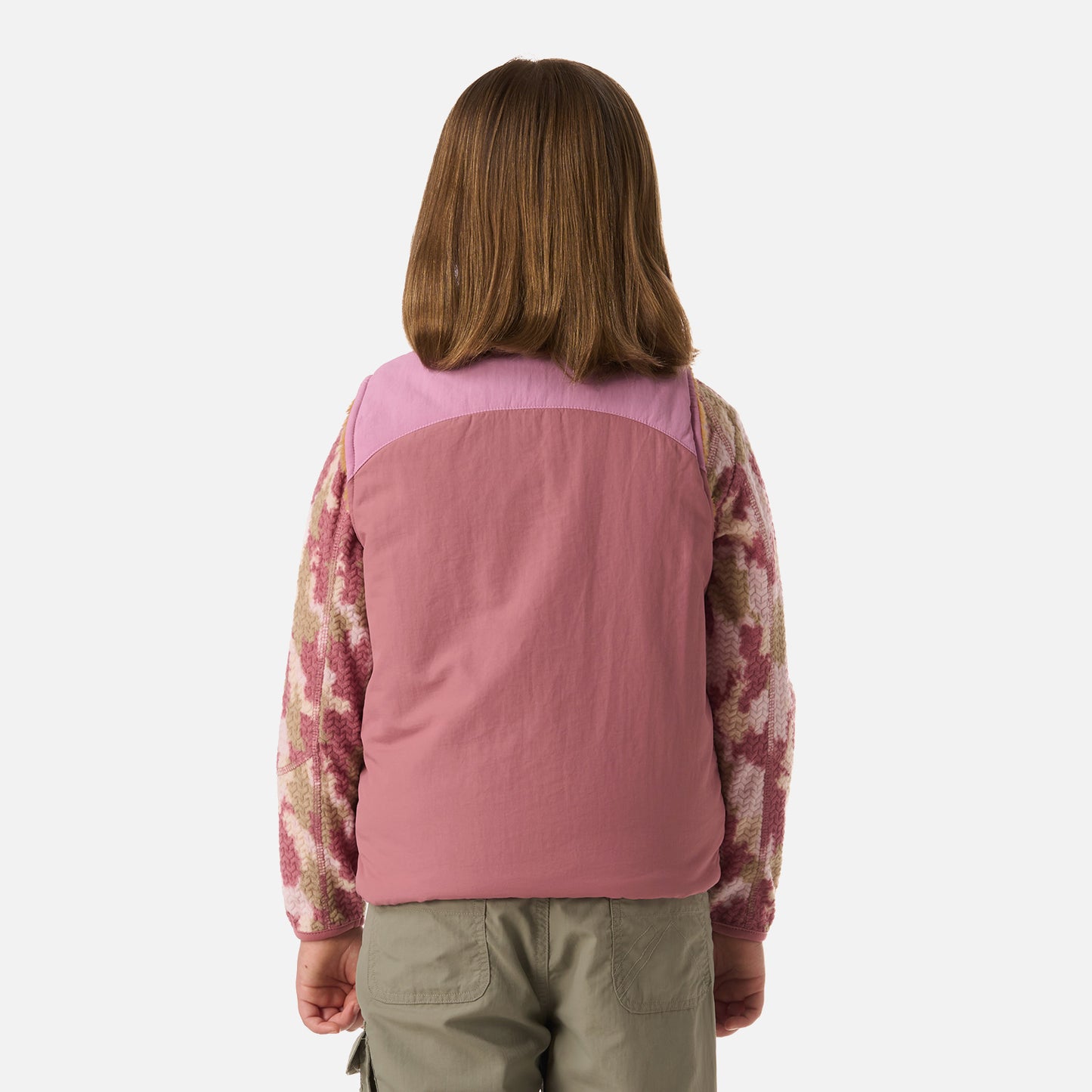 Polar Niña Campfire 2-Faces Jacket Rosa Oscuro Lippi