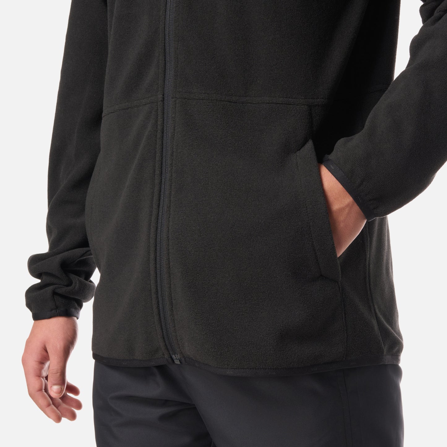 Polar Teen Boy Stripes Nano-F Full Zip Negro Lippi