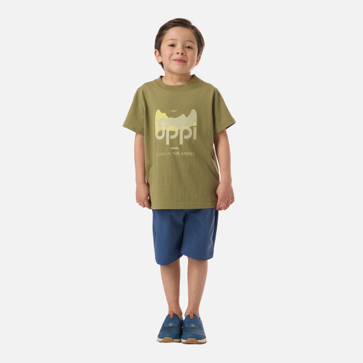 Polera Niño Logo Lippi T-shirt Verde Lippi