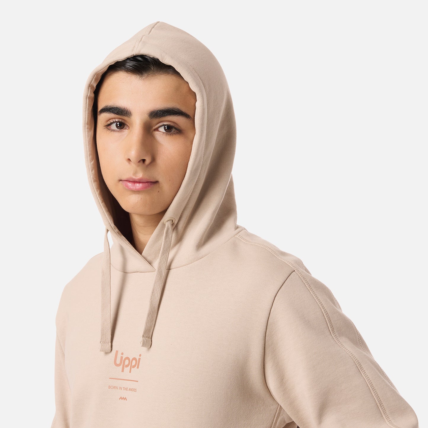 Polerón Teen Boy Ulmo Mid Point Hoody Sweatshirt Beige Lippi