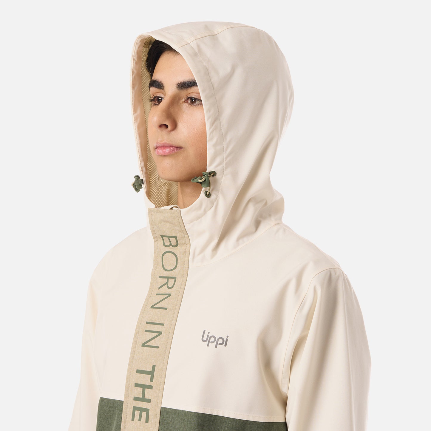 Chaqueta Teen Boy FirePlace B-Dry Jacket Verde oliva Lippi