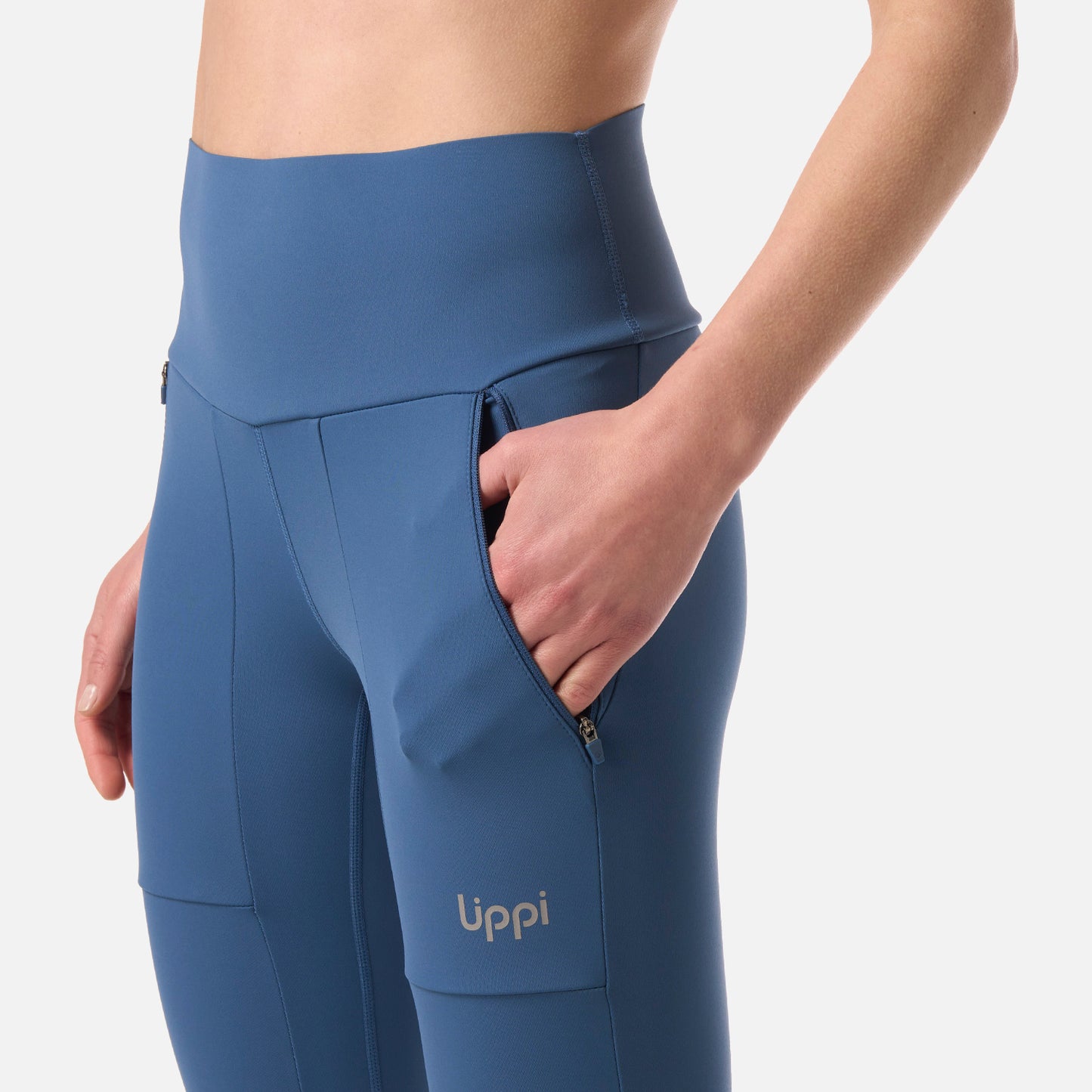 Calza Mujer PureTrek Q-Dry Leggings Azul Oscuro Lippi