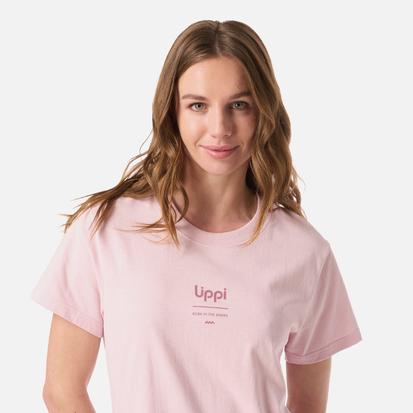 Polera Mujer Ulmo Mid Point T-Shirt Rosa Claro Lippi