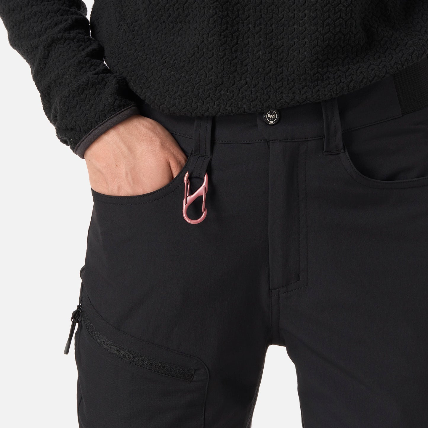 Pantalón Mujer Lennox Q-Dry Slim Fit Pants Negro Lippi