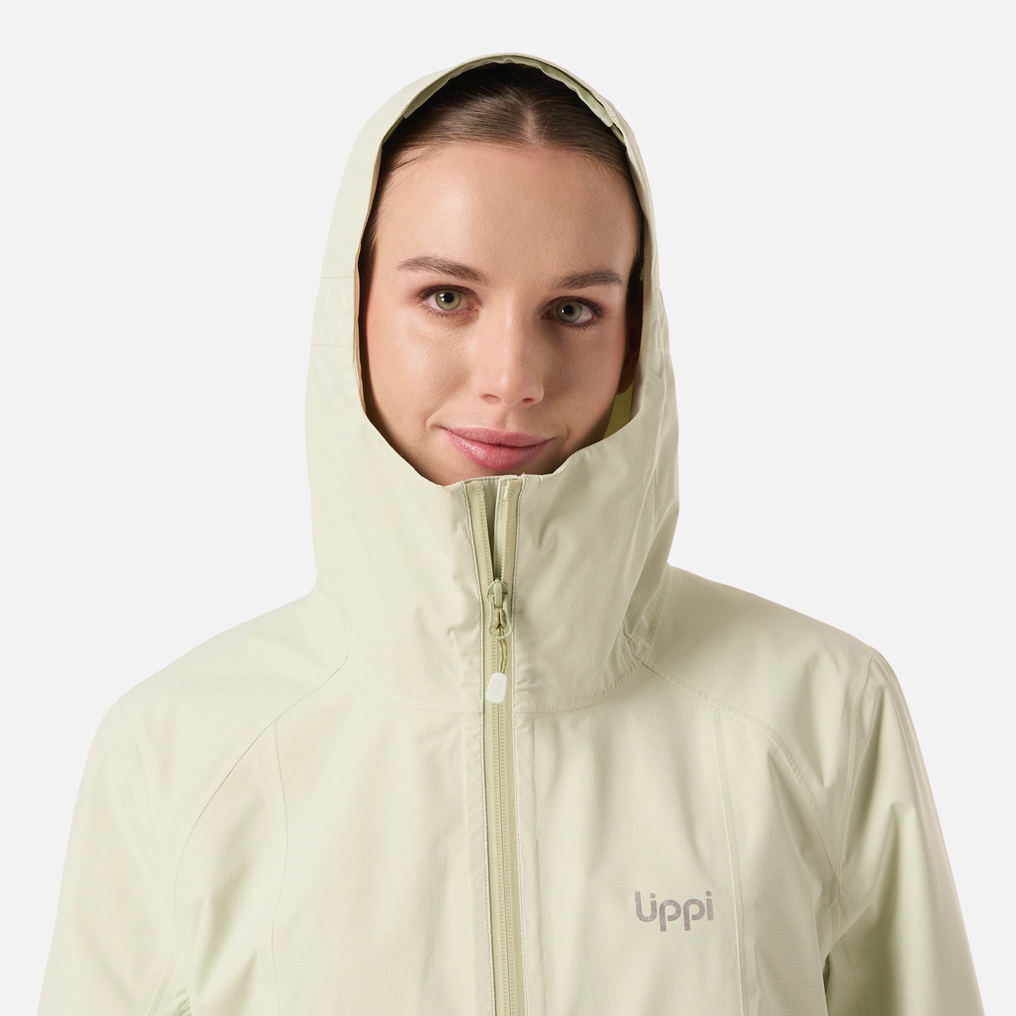 Chaqueta Mujer Shield B-Dry Hoody Jacket Verde Claro Lippi