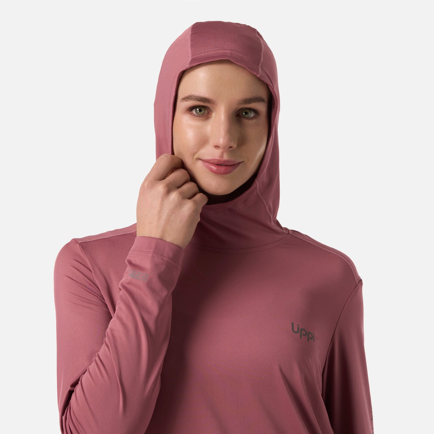 Polera Mujer Sun Protection T-Shirt Rosa Oscuro Lippi