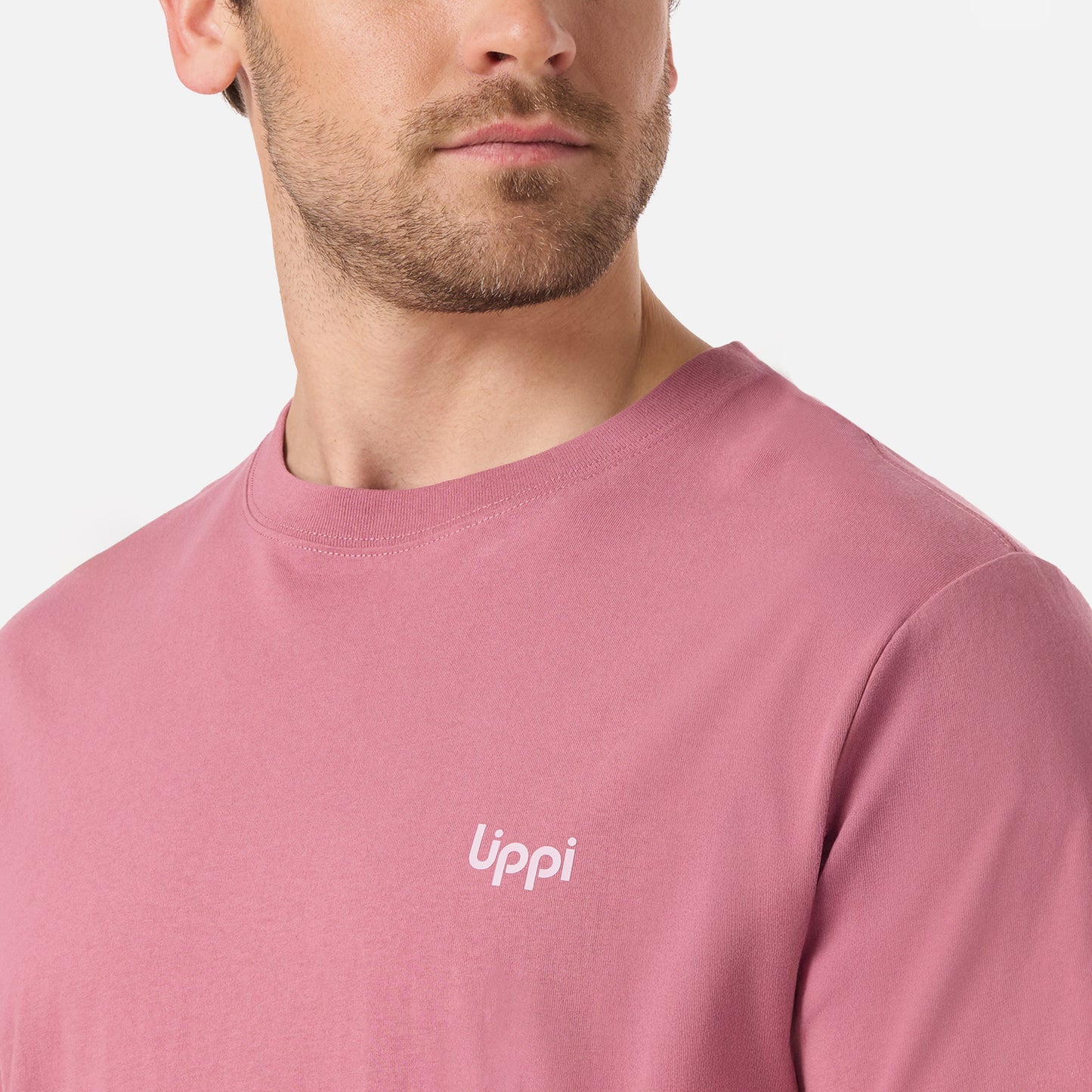 Polera Hombre Ulmo T-Shirt Rosa Oscuro Lippi