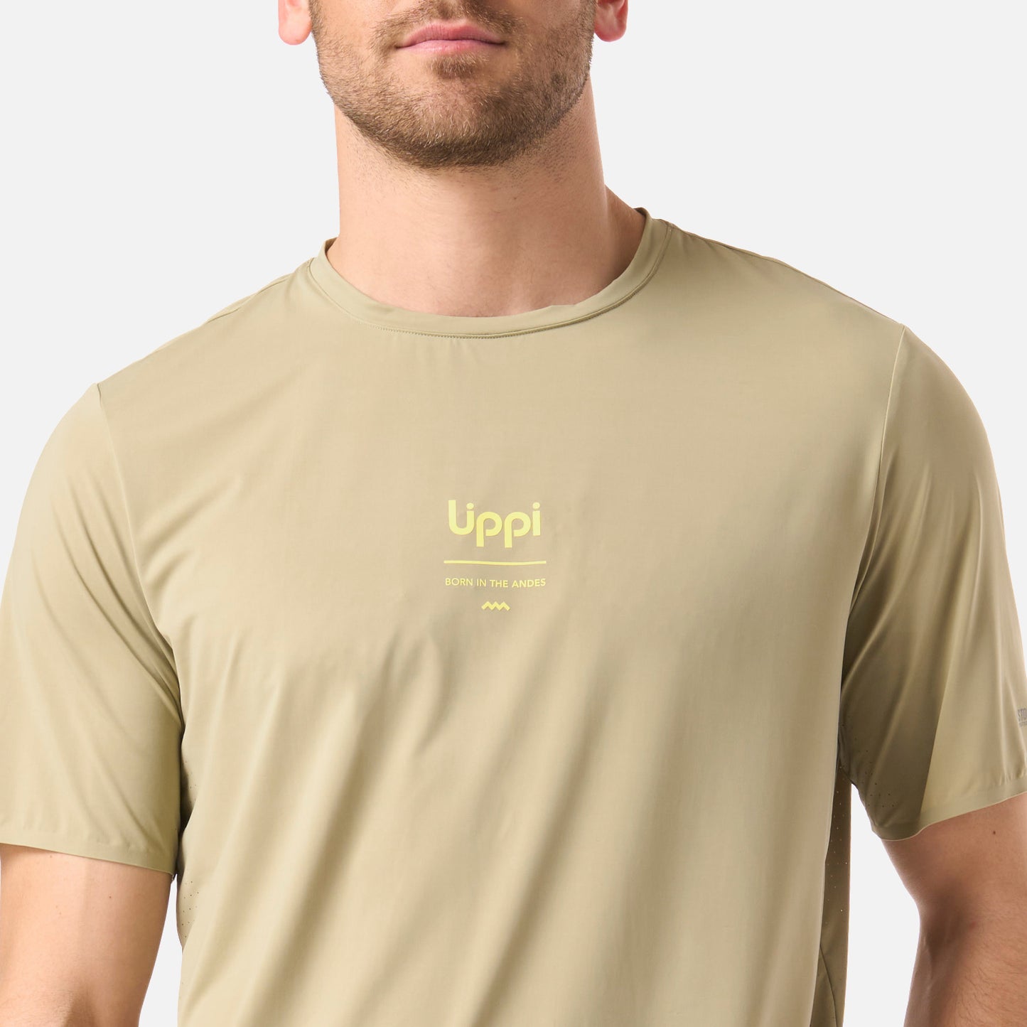 Polera Hombre Air Q-Dry T-Shirt Verde Oliva Lippi