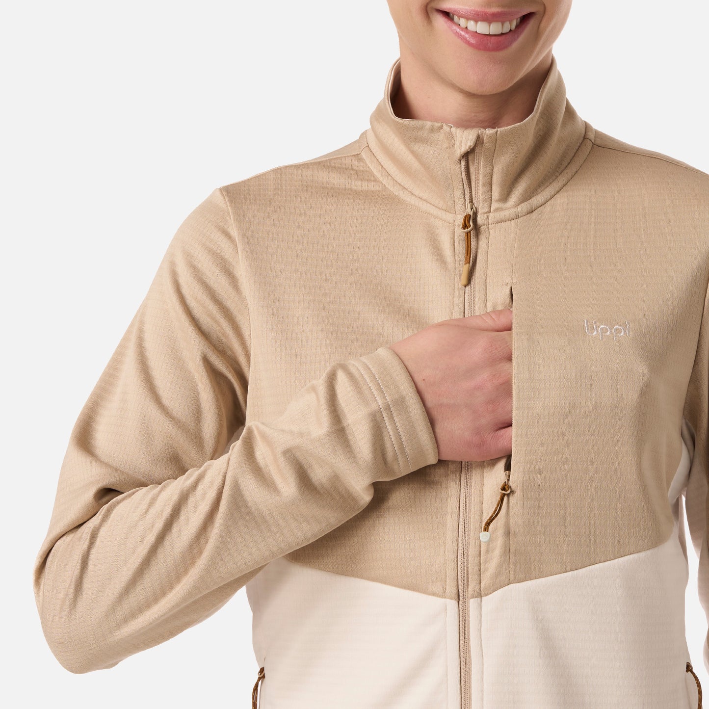 Polerón Mujer Numan Nano-F Jacket Beige Lippi