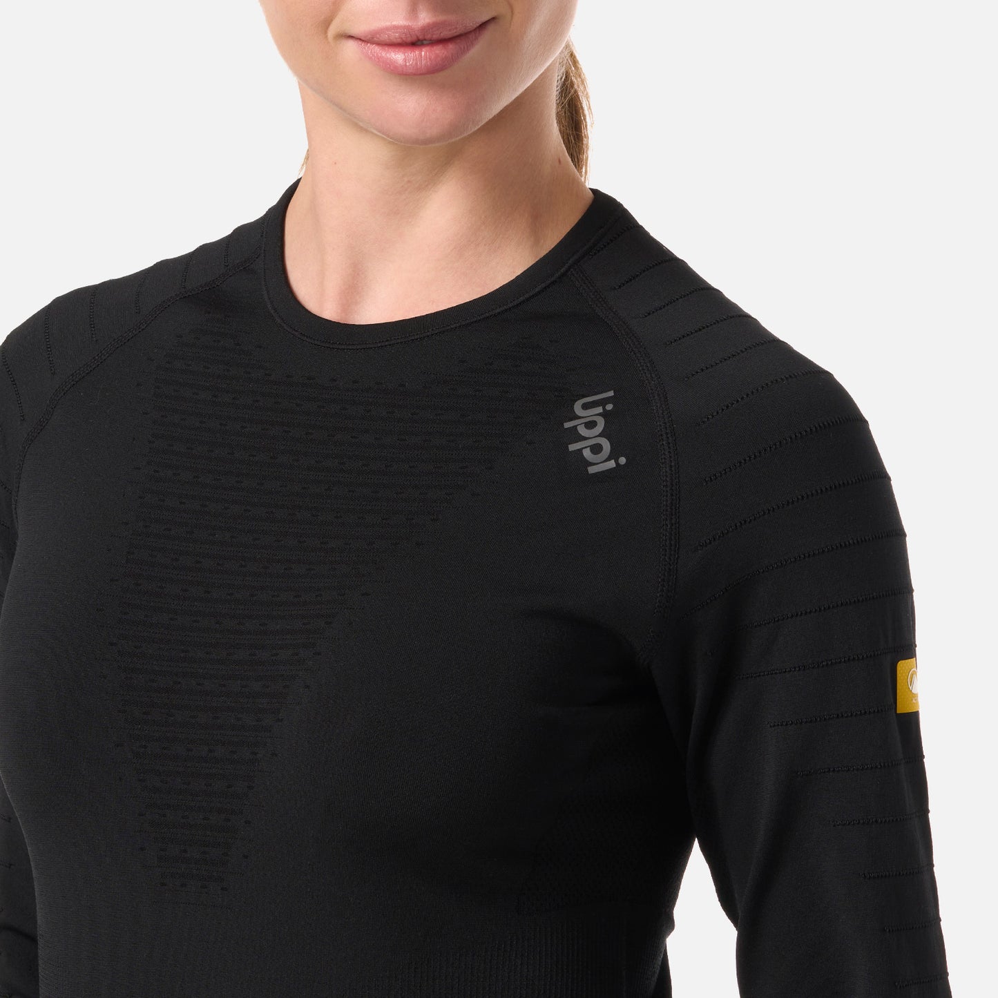 Primera Capa Mujer Skintec Active Warm Top Negro Lippi
