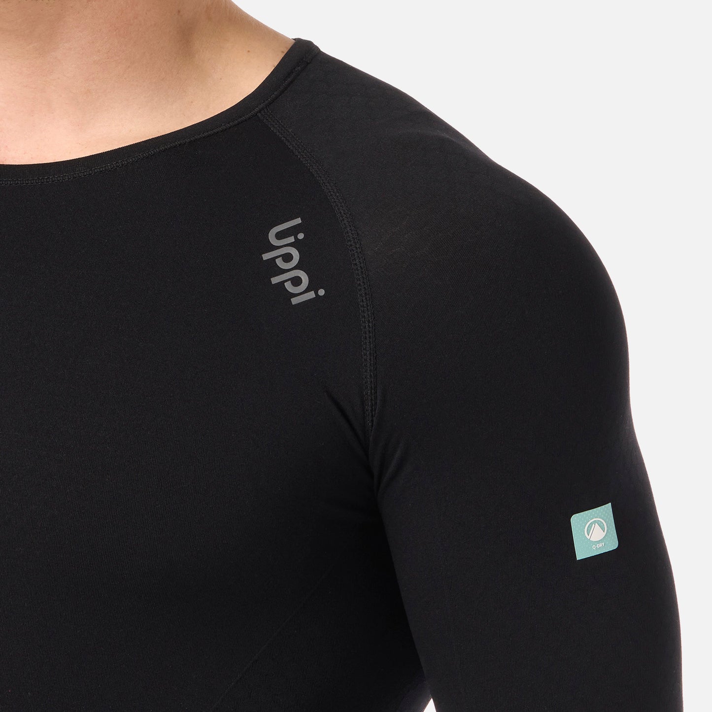 Primera Capa Hombre Skintec Active Q-Dry Top Negro Lippi