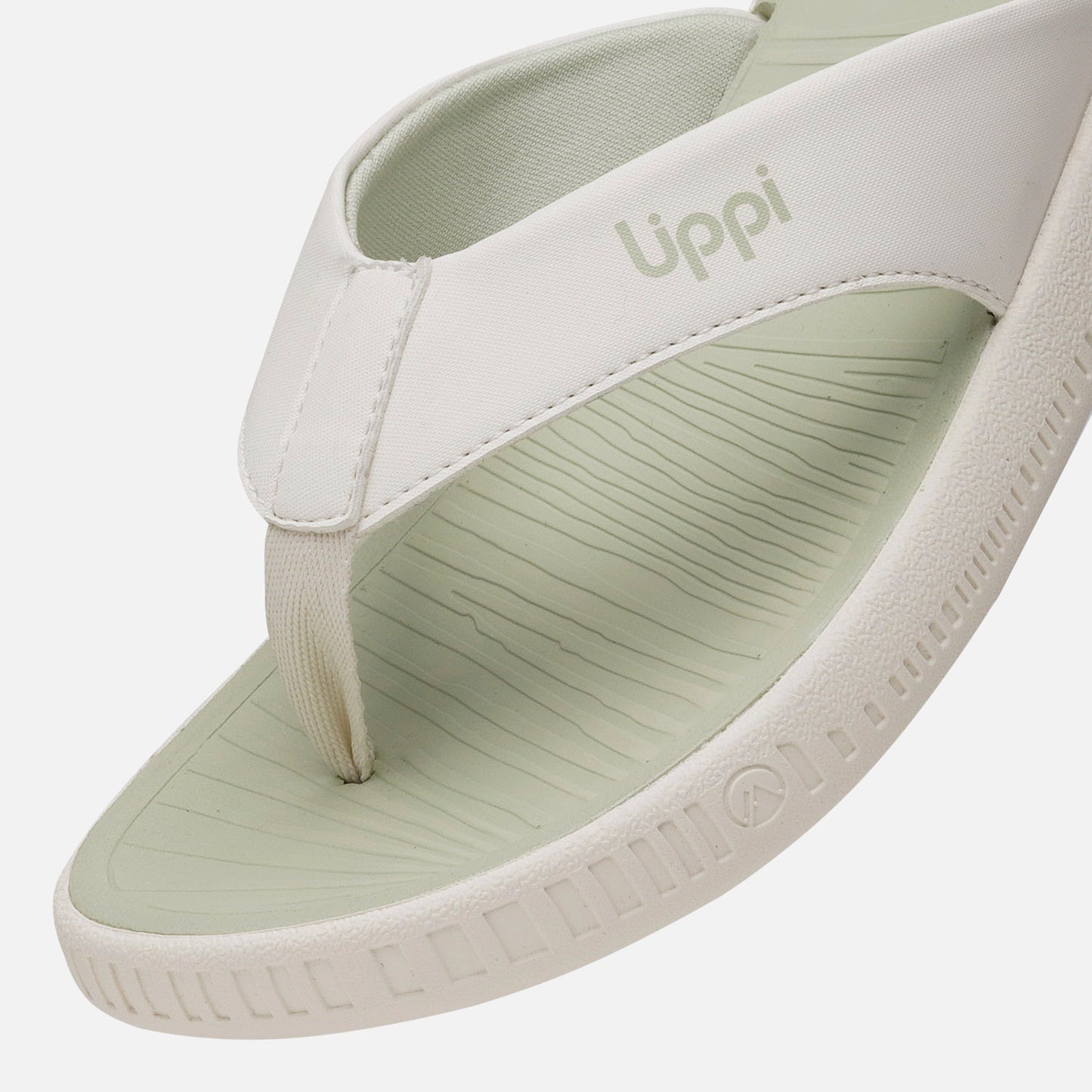 Sandalia Mujer Take Go Crema / Verde Lippi