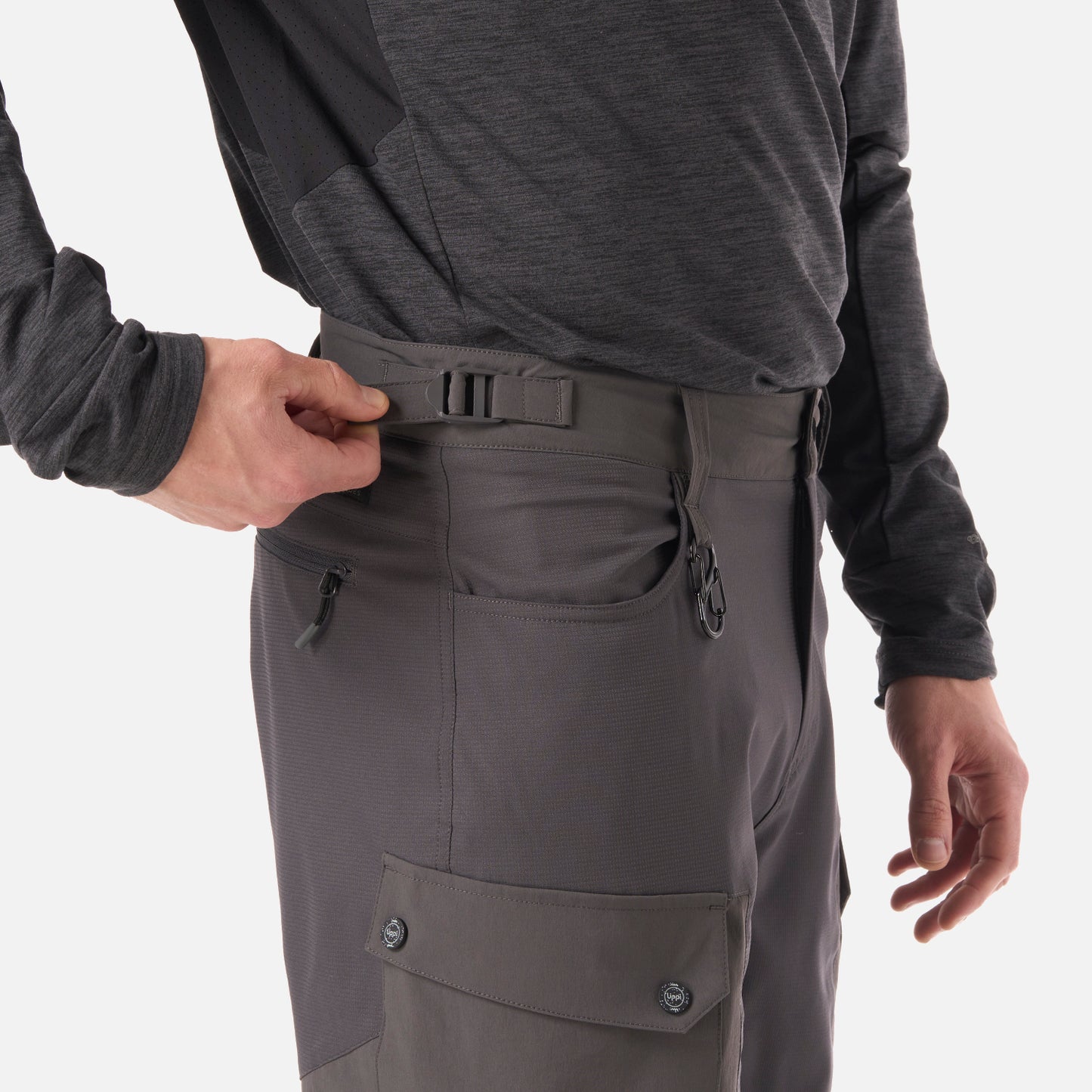 Short Hombre Lennox Q-Dry Shorts Gris Medio Lippi