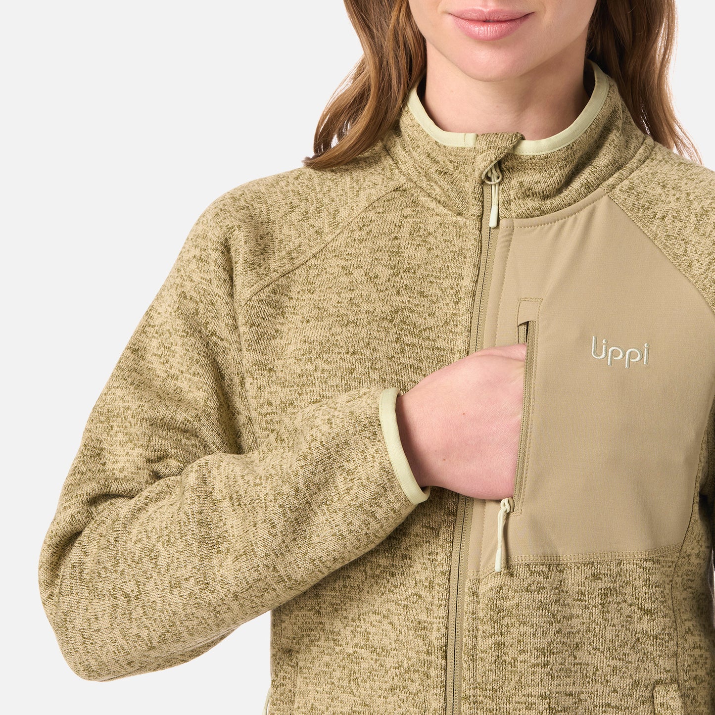 Polar Mujer Coronado Therm-Pro Jacket Verde Oliva Lippi