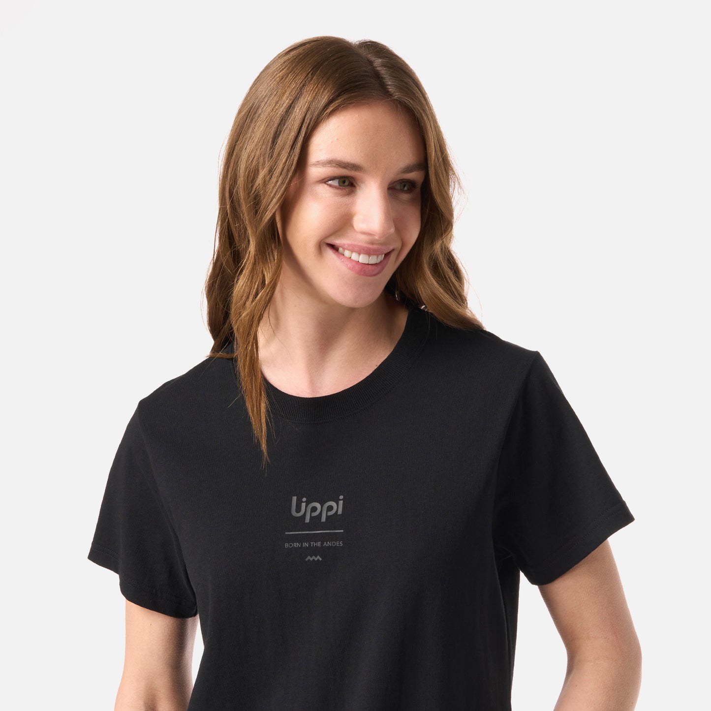 Polera Mujer Ulmo Mid Point T-Shirt Negro Lippi