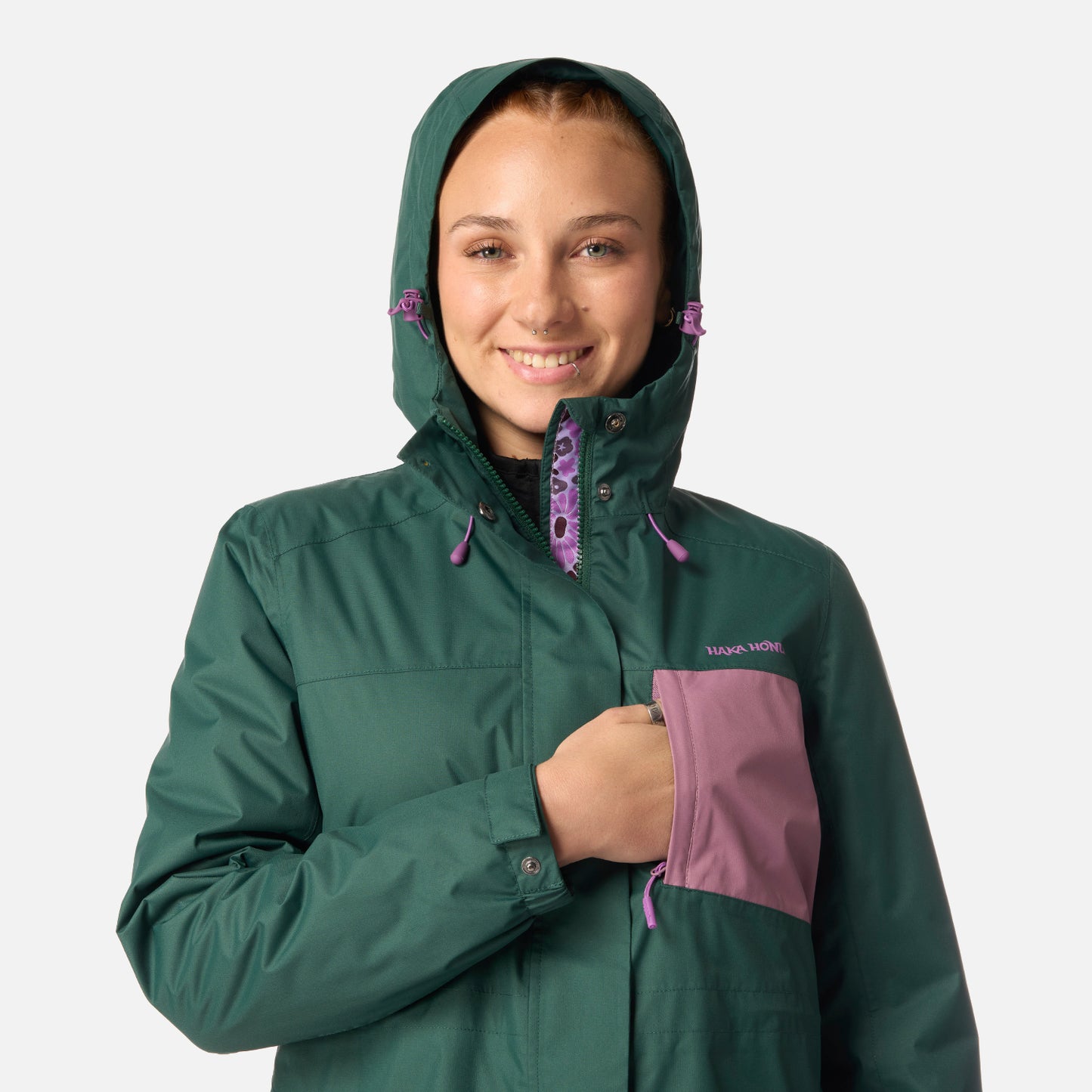 Chaqueta Mujer Terranova Esmeralda Haka Honu