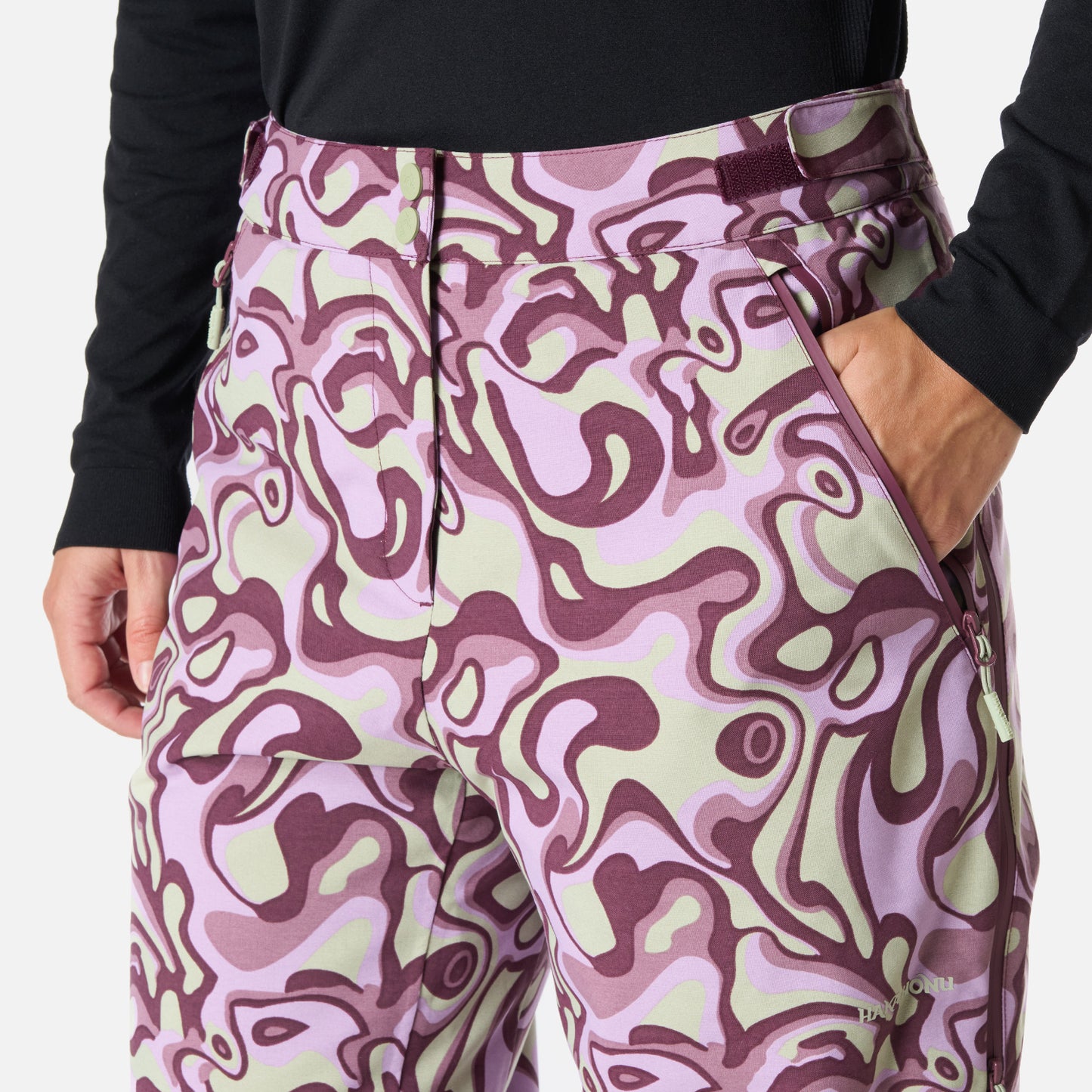 Pantalón Mujer Kunk Print Malva Haka Honu