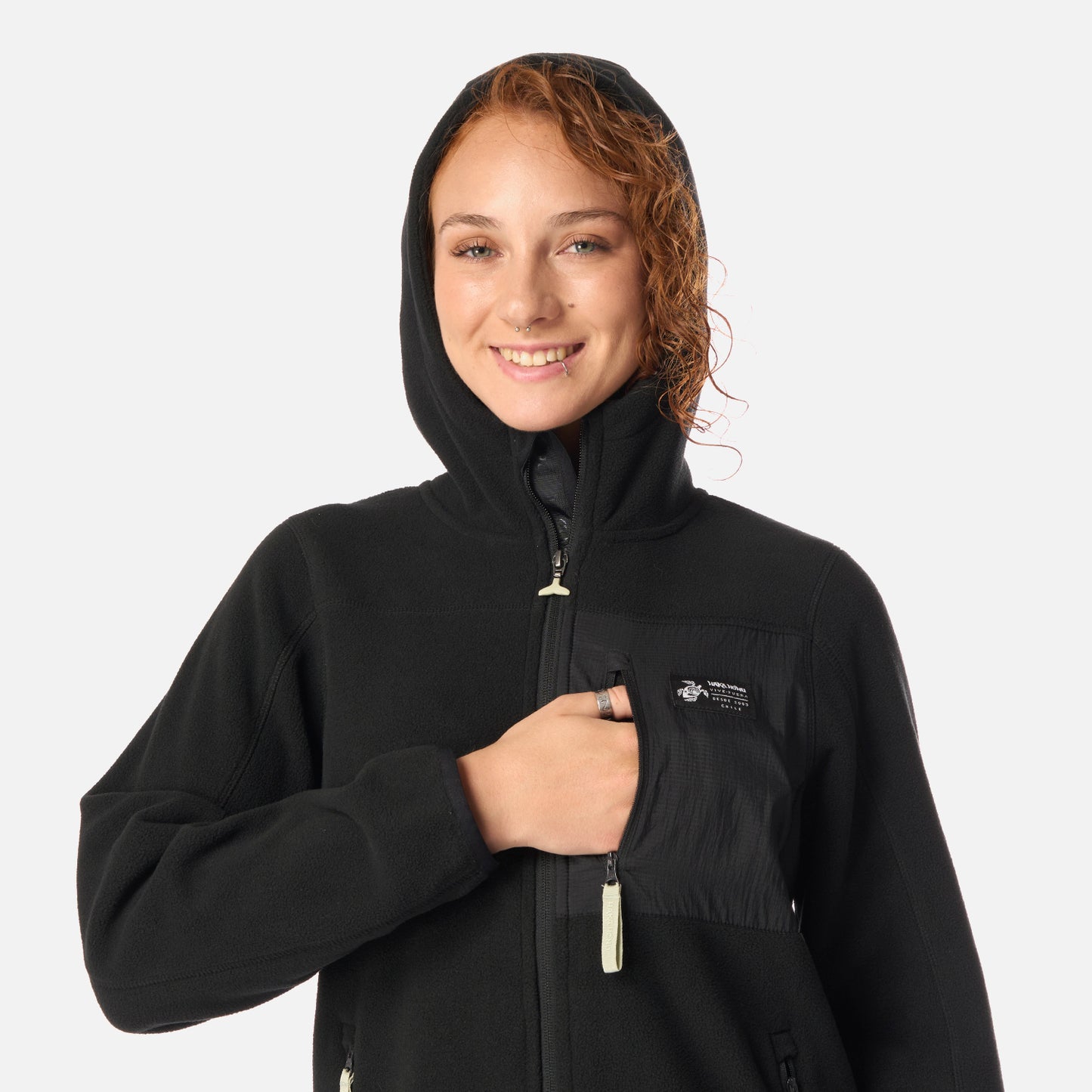 Polar Mujer Leñera Negro Haka Honu