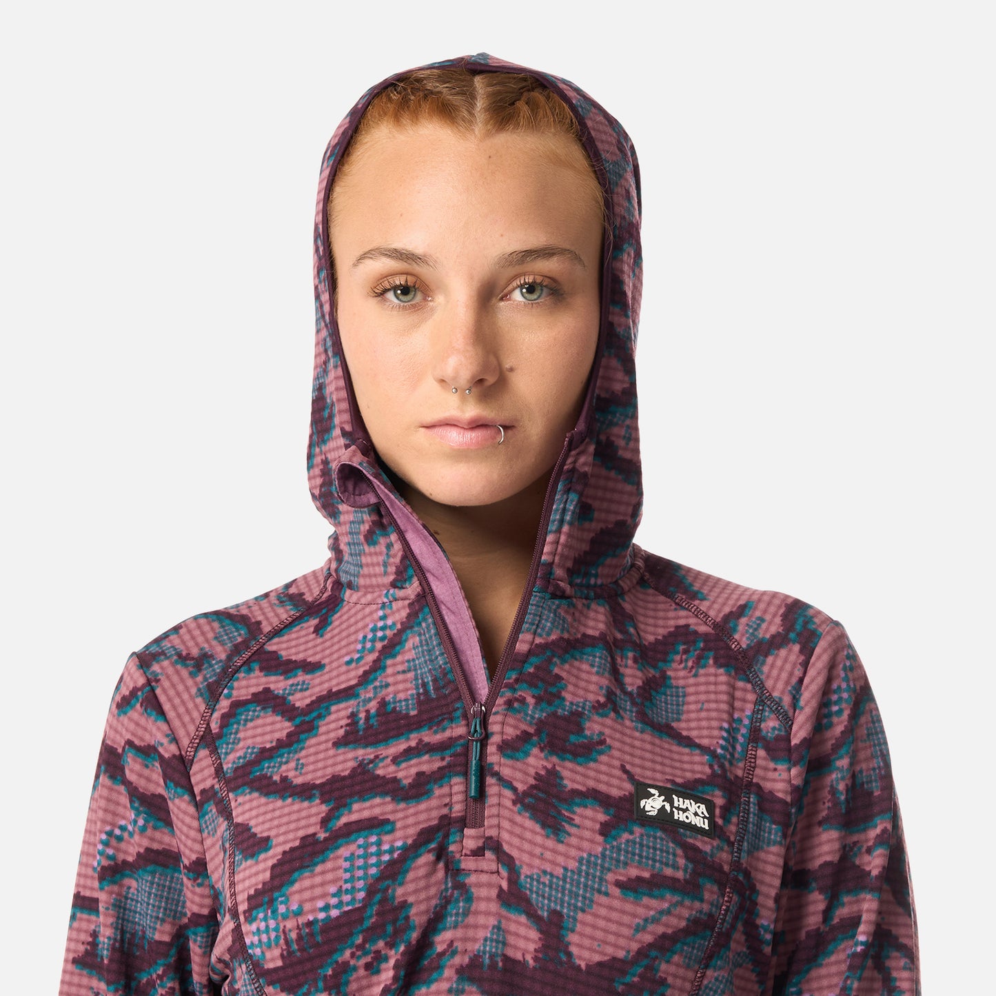 Polerón Mujer Taina Nui Print Lila Haka Honu