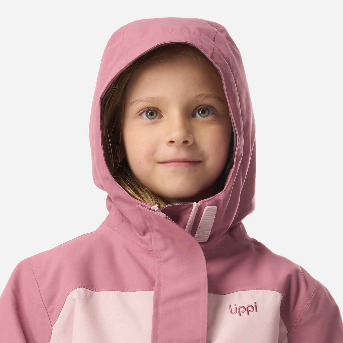 Chaqueta Niña Andes B-Dry Hoody Jacket Rosa Claro Lippi
