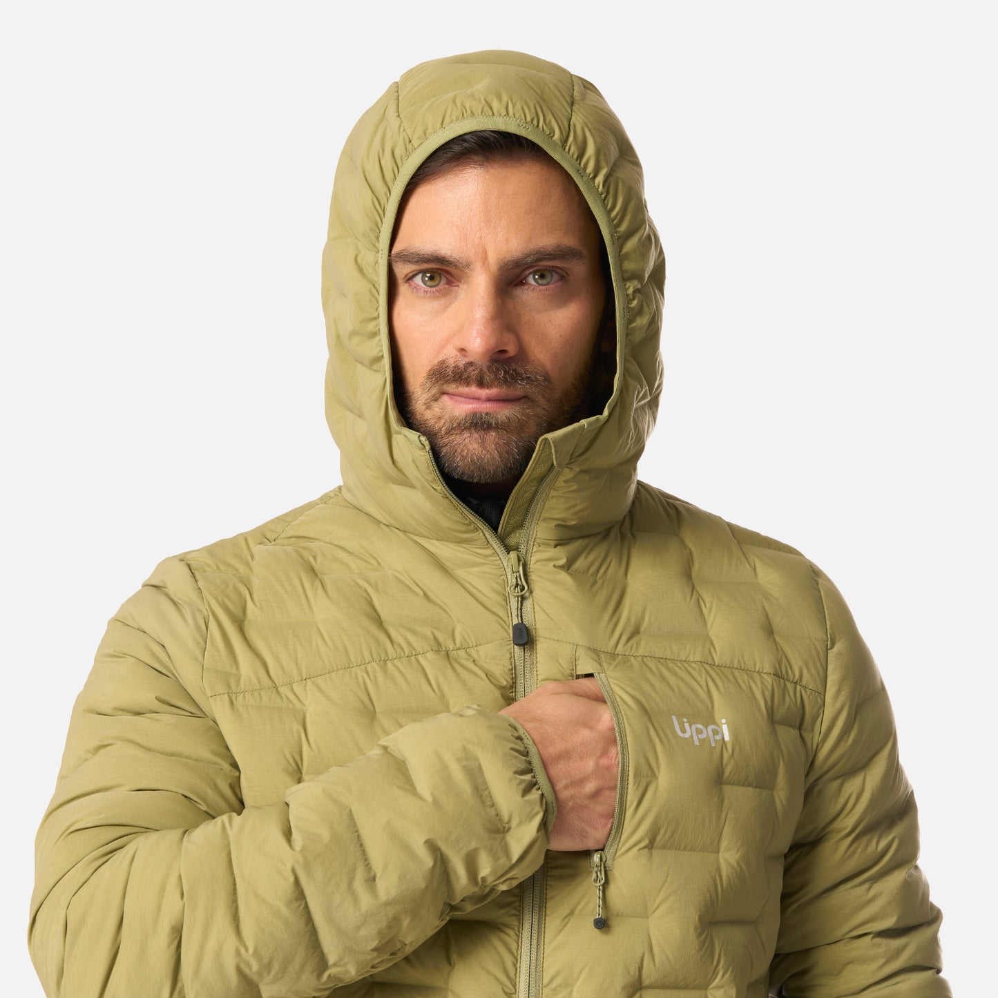 Chaqueta Hombre Ultimate Stretch Down Hoody Jacket Verde