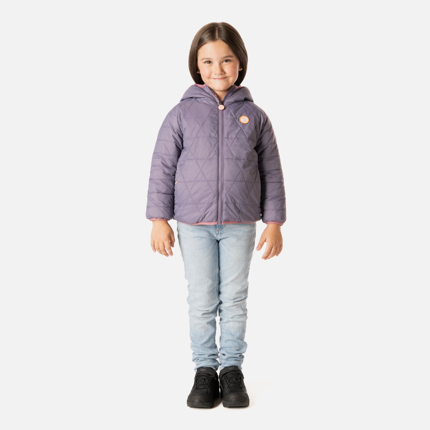 Chaqueta Niña Two-Faces Hoody Jacket Violeta Lippi