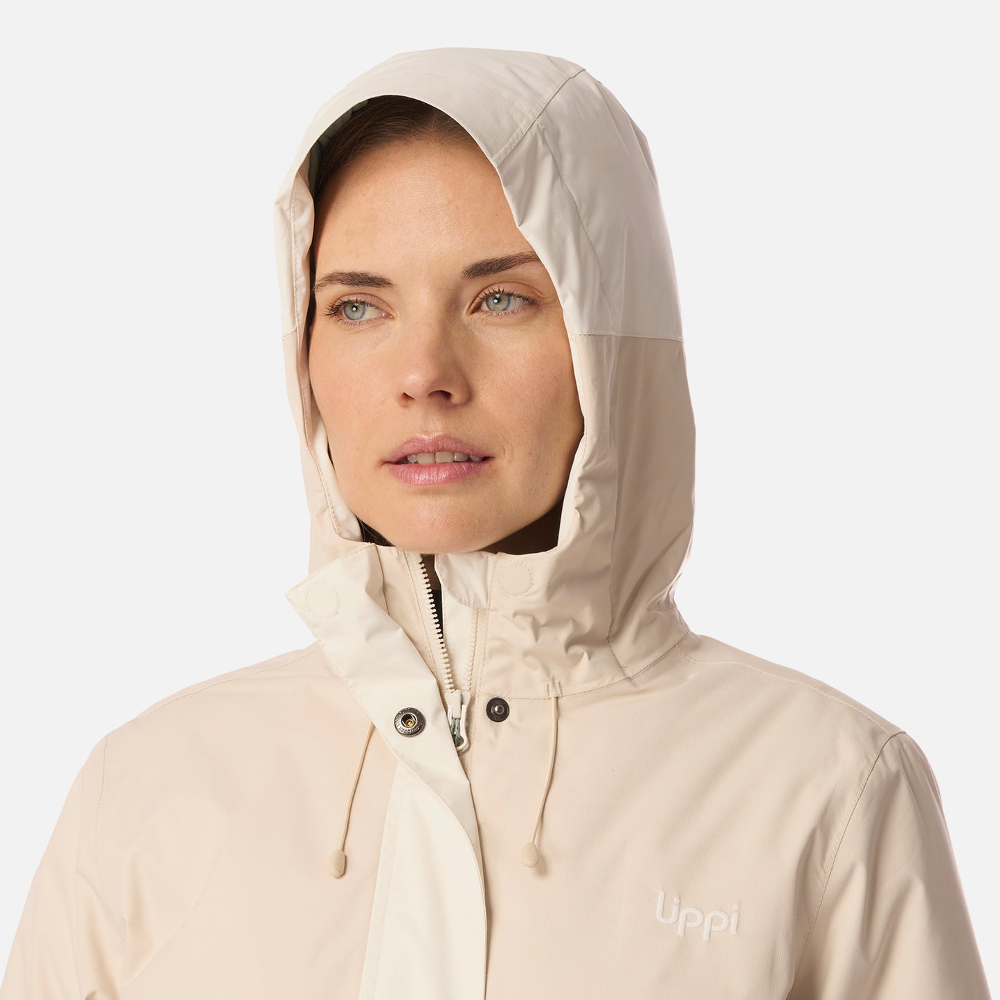 Chaqueta Mujer Gunther B-Dry Hoody Jacket Beige Lippi