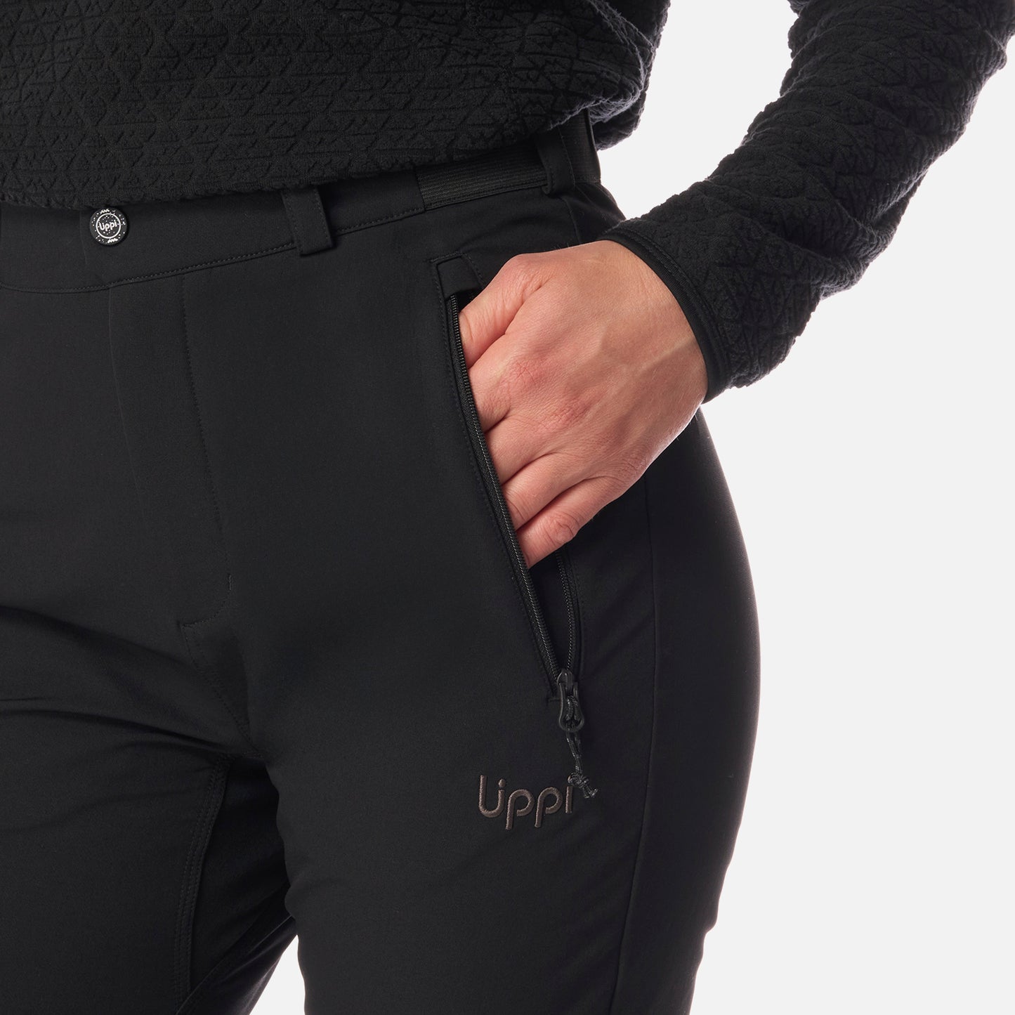 Pantalón Mujer Shelter Softshell Pants Negro Lippi