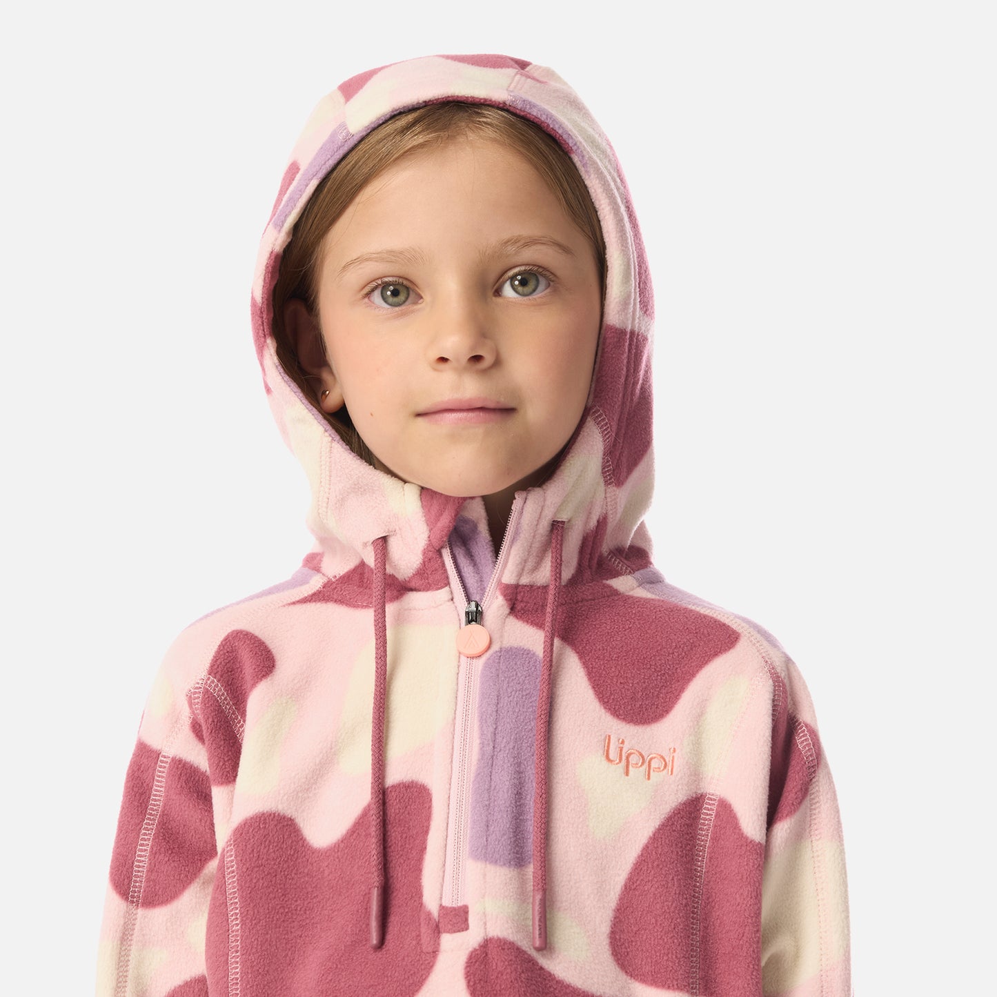 Polar Niña Cold Day Therm-Pro Hoody Jacket Print Rosa Claro Lippi