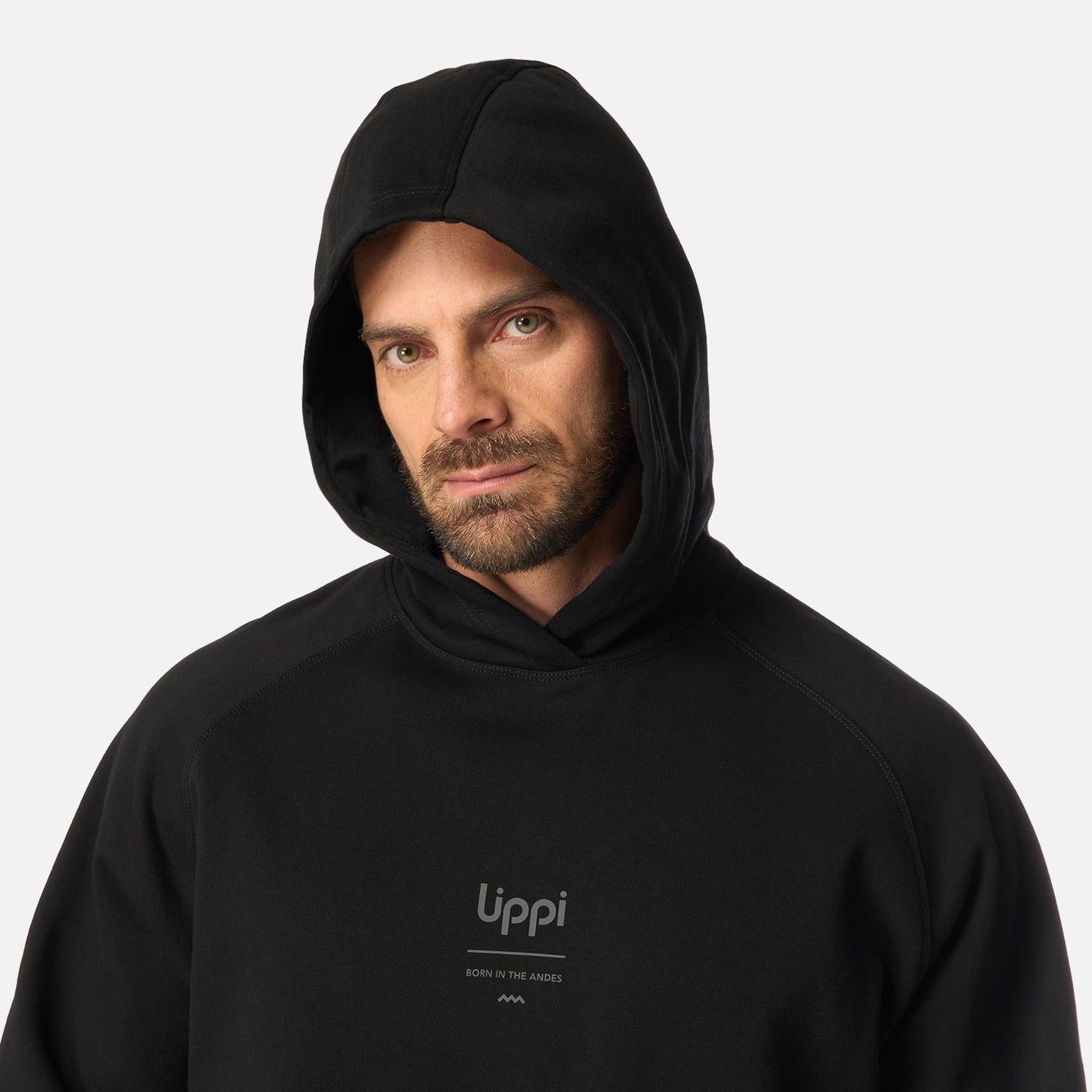 Polerón Hombre Ulmo Hoody Sweatshirt Negro Lippi
