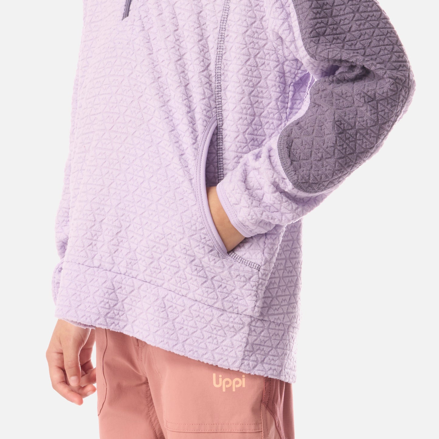 Polerón Niña Saltamontes Nano-F 1/4 Zip Hoody Lila Lippi