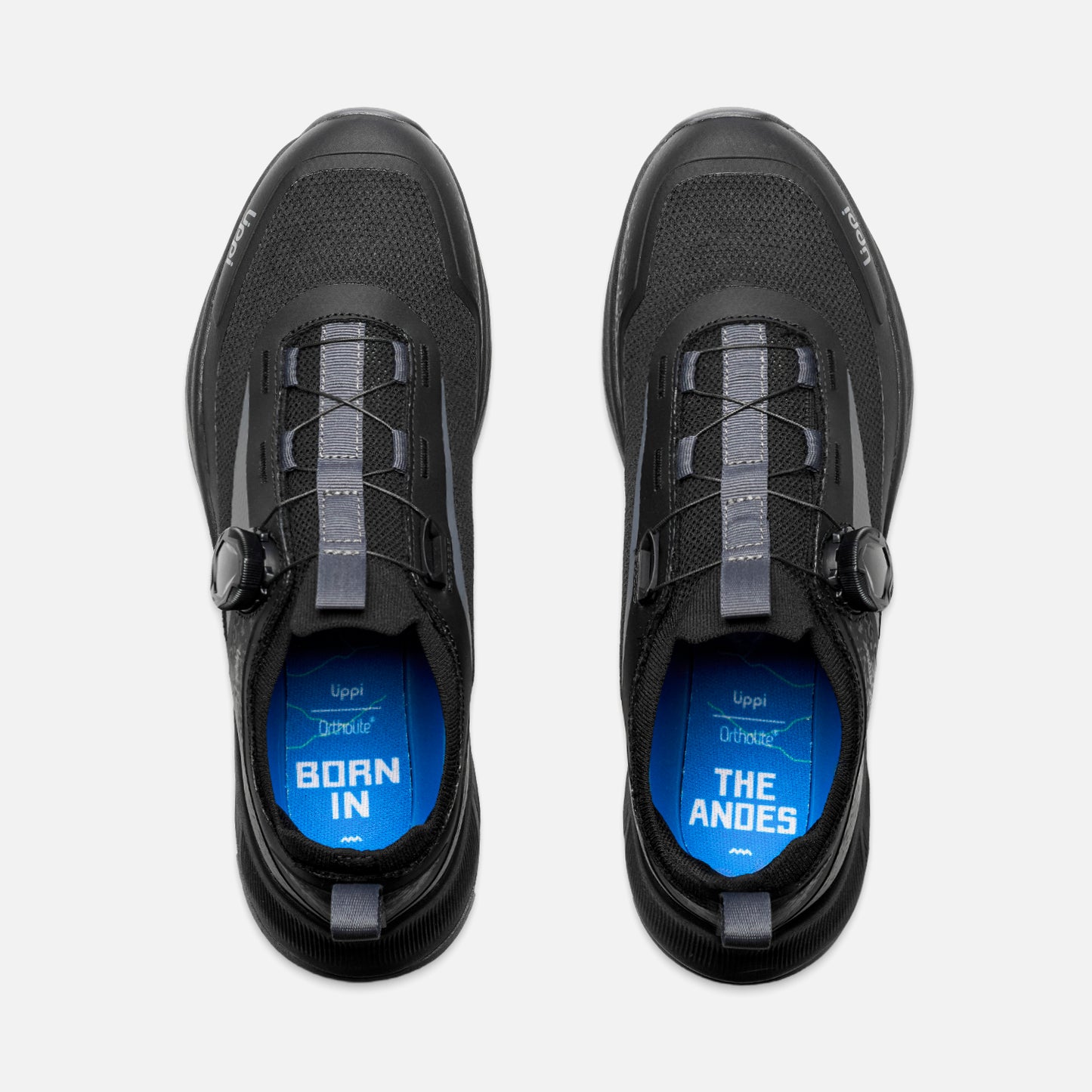 Zapatilla Hombre Light Knit Twist Negro Lippi