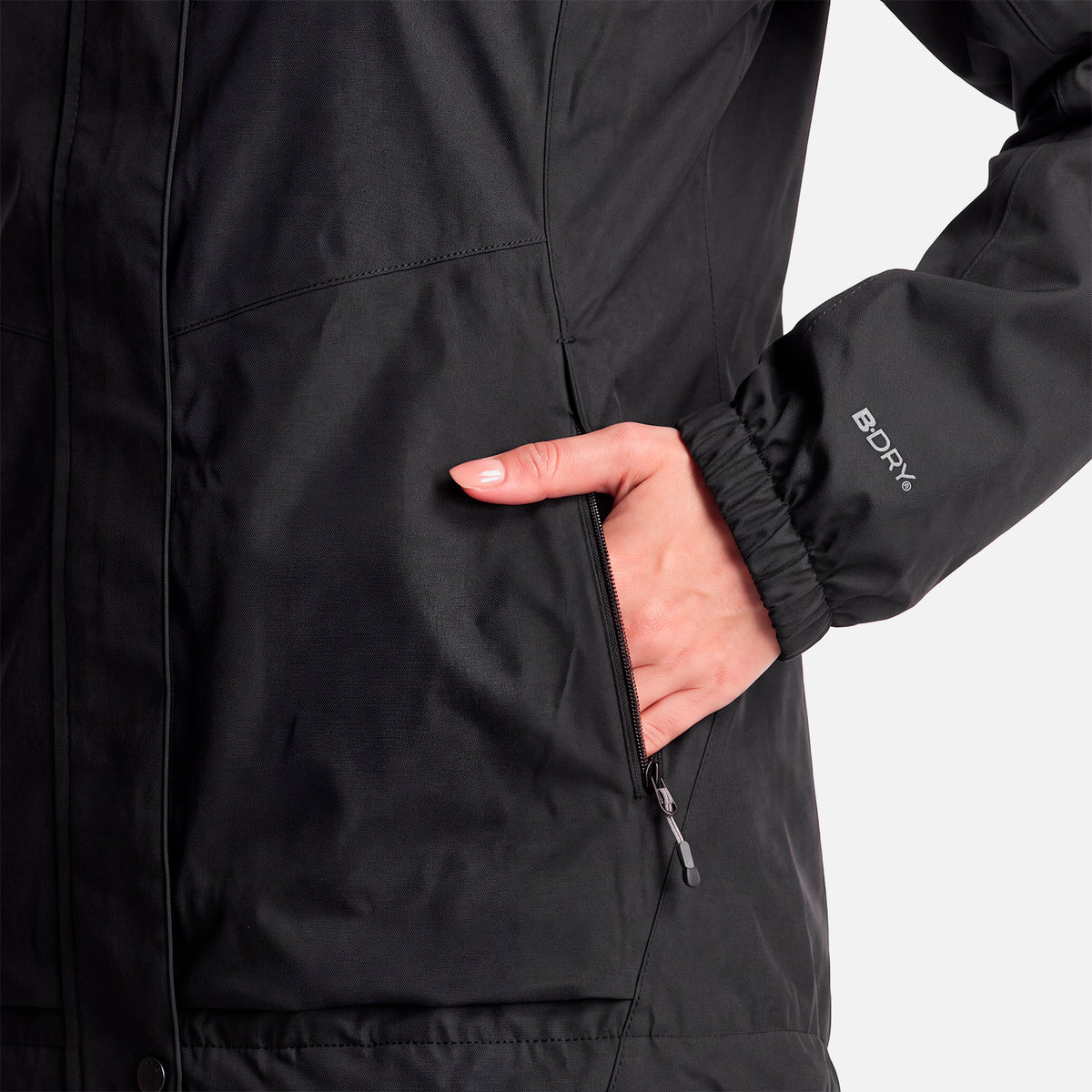 Chaqueta Mujer Blizzard B-Dry Hoody Jacket Negro Lippi