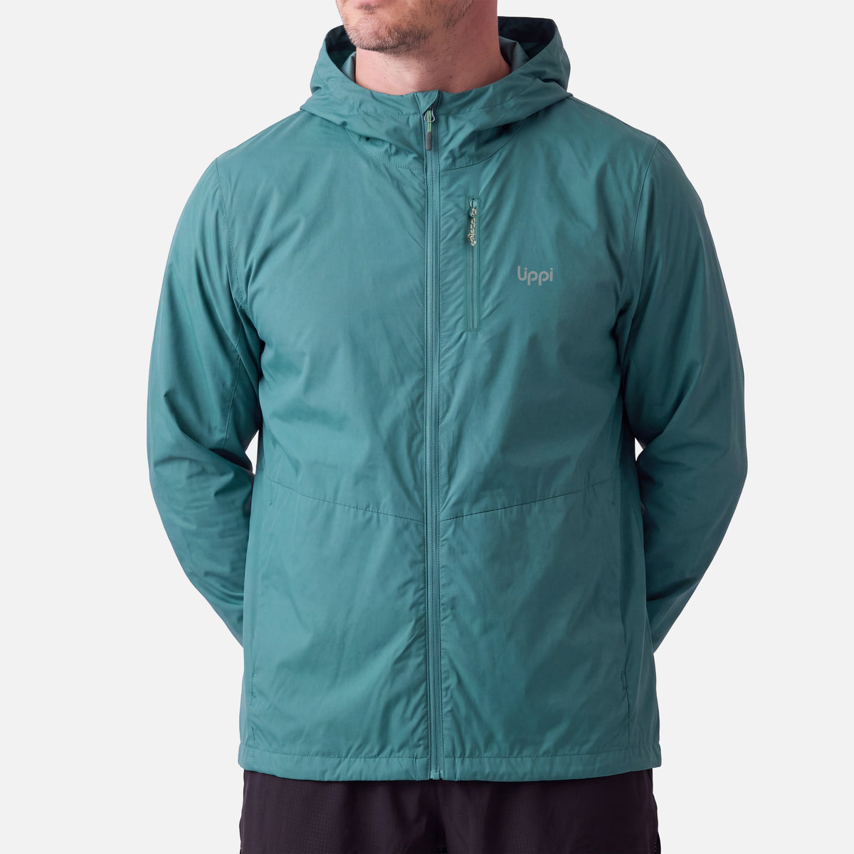 Chaqueta Hombre Nightfall SL Windbreaker Hoody Jacket Petroleo Claro Lippi