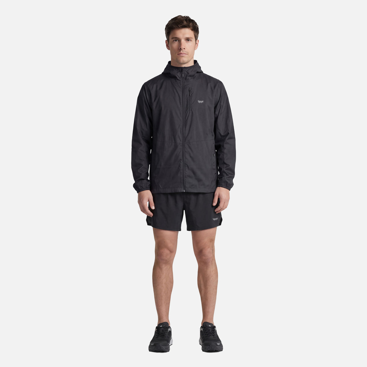 Chaqueta Hombre Nightfall SL Windbreaker Hoody Jacket Negro Lippi
