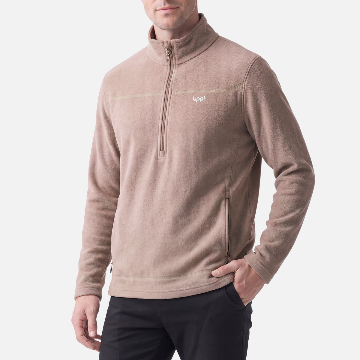 Polar Hombre Elemental Therm-Pro 1/4 Zip Canela Lippi