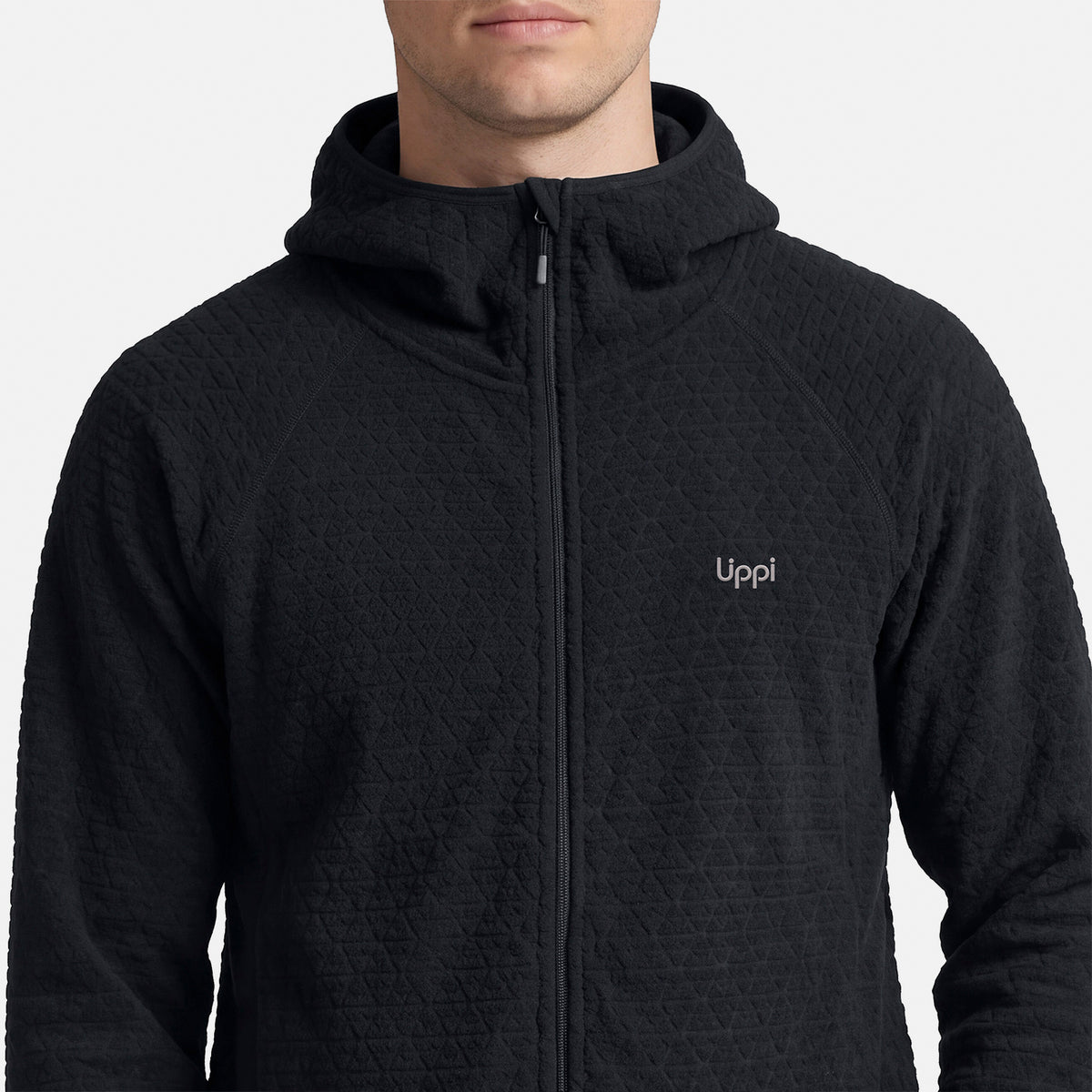 Polerón Hombre Jacaranda Nano-F Full Zip Hoody Negro Lippi